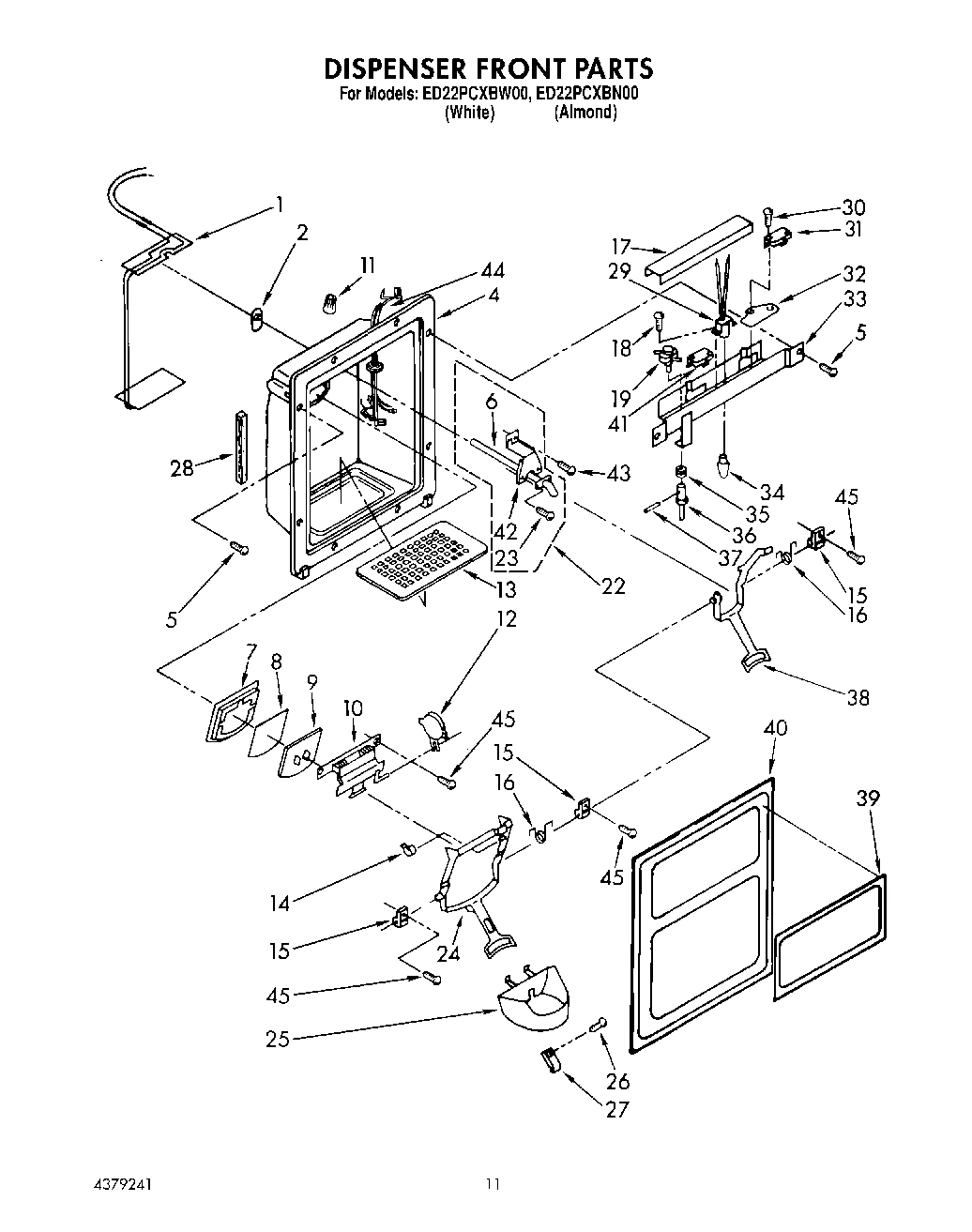 08 - DISPENSER FRONT