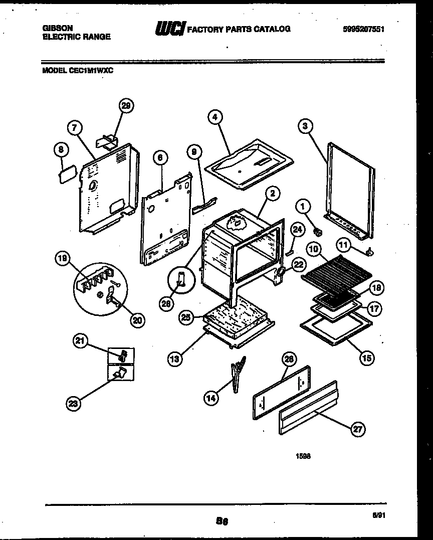 02 - CABINET AND COMPONENT PARTS