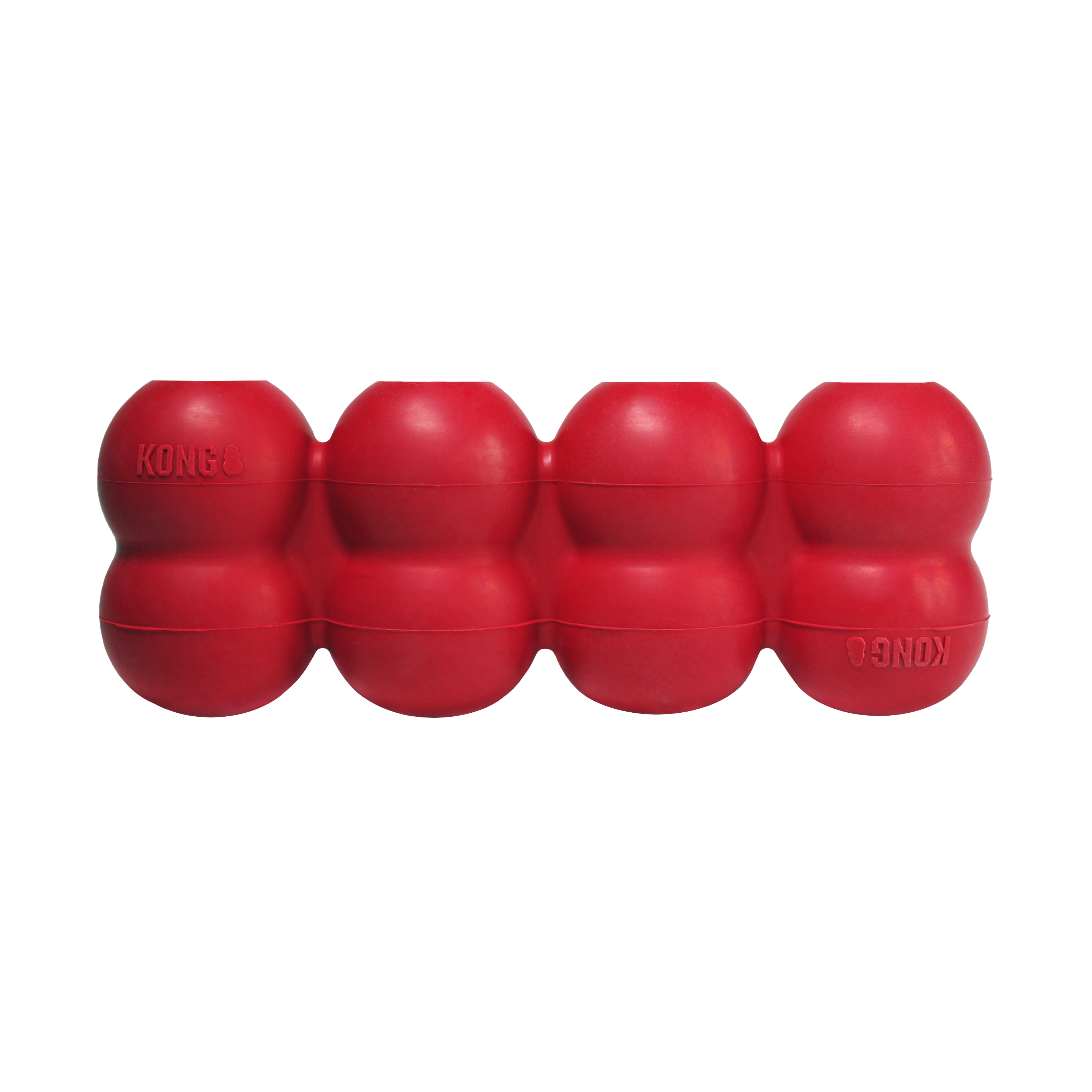 KONG Treat Dispenser Bamboo Feeder Dumbbell Dog Toy, Medium