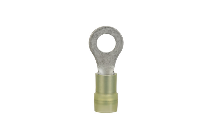 BAS14454Y - Yellow Nylon Ring Connector 12-10 (#10 Stud)