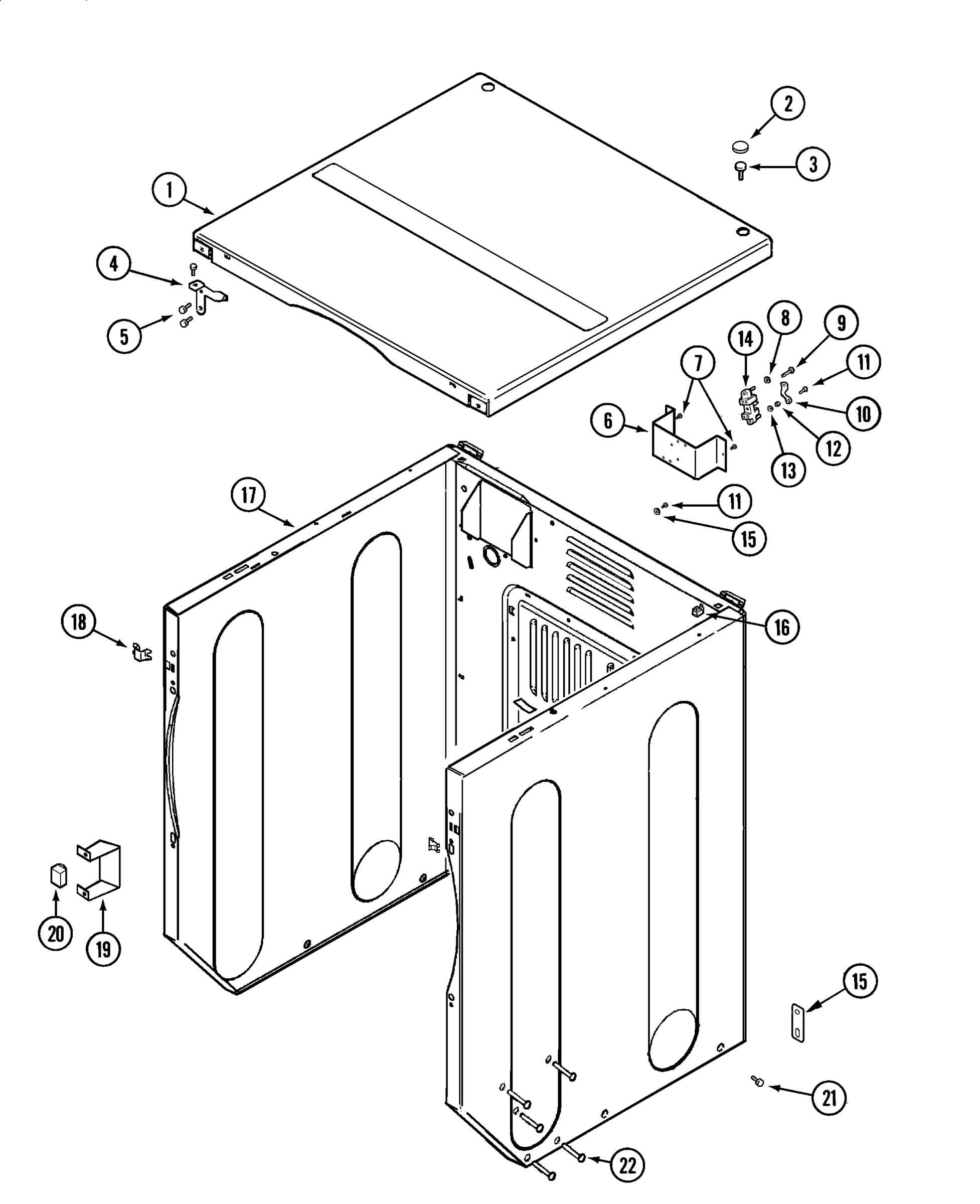 03 - CABINET-FRONT (DRYER)