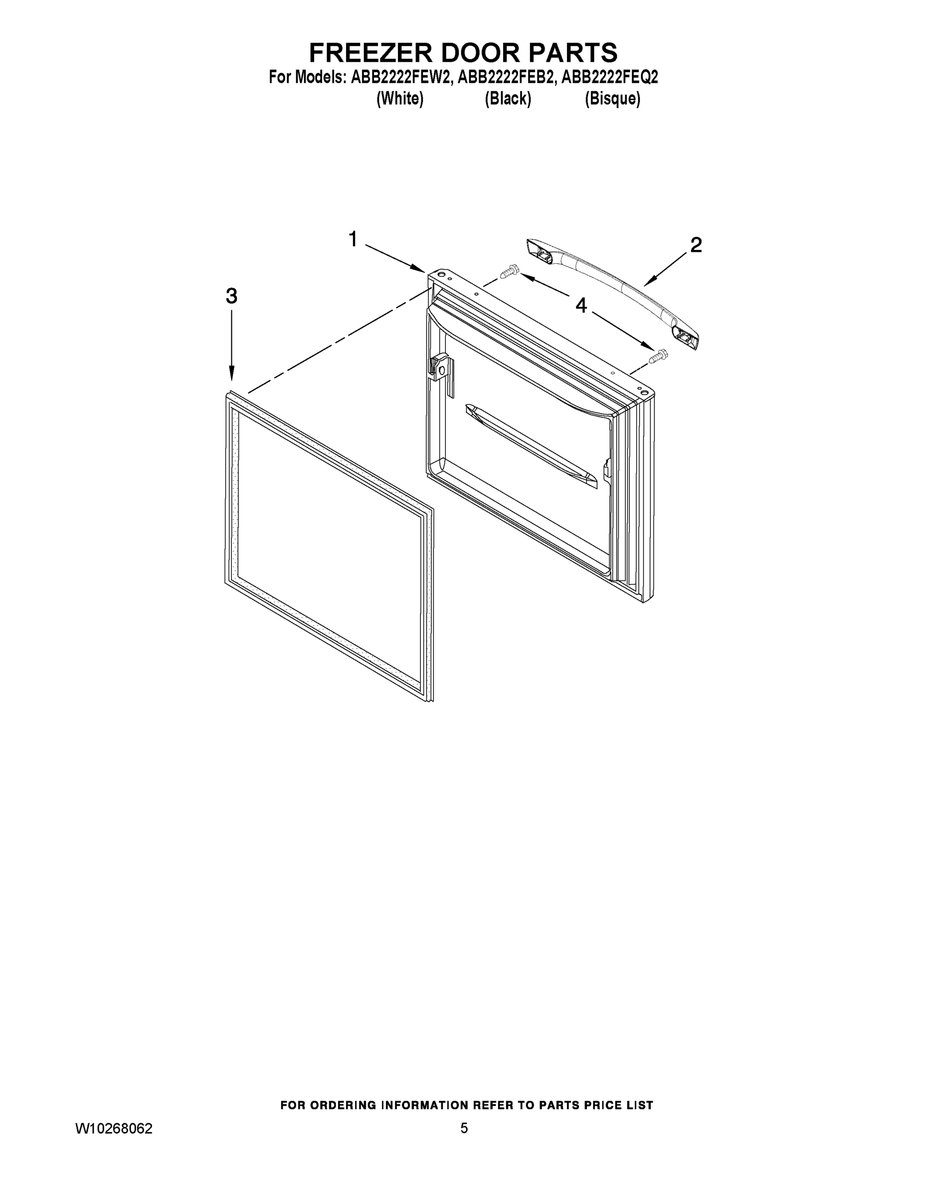 03 - FREEZER DOOR PARTS