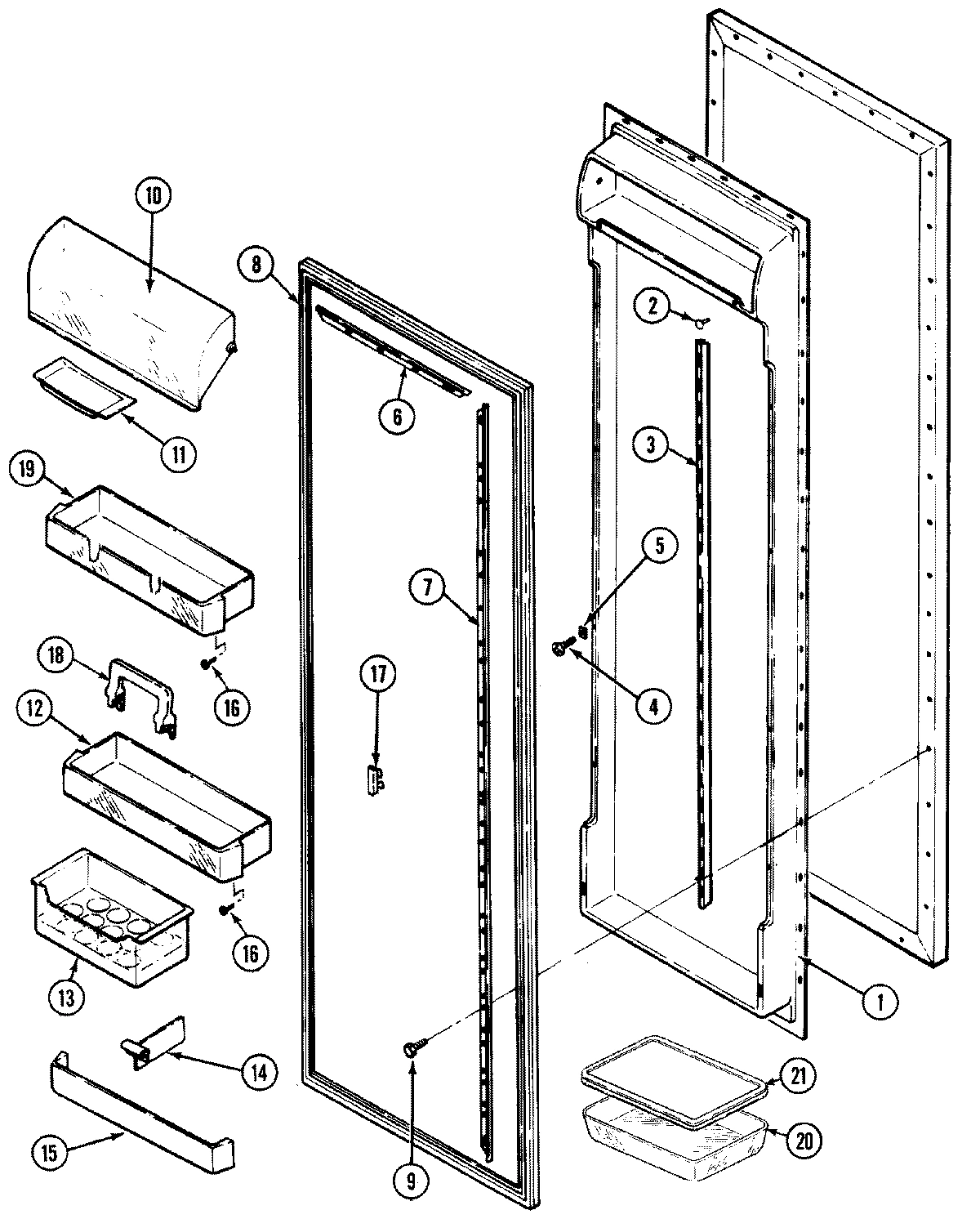 04 - FRESH FOOD INNER DOOR