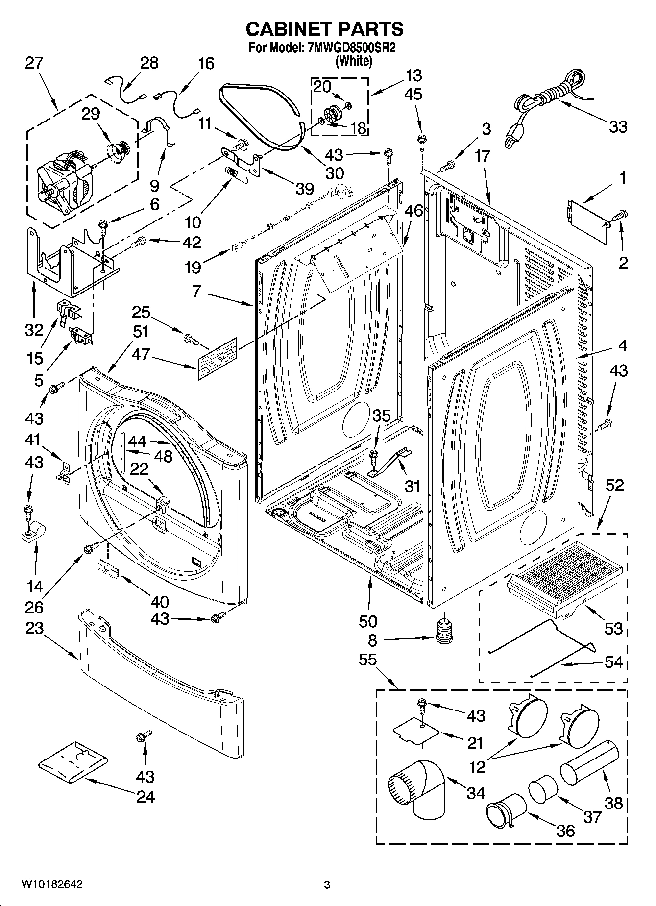 02 - CABINET PARTS