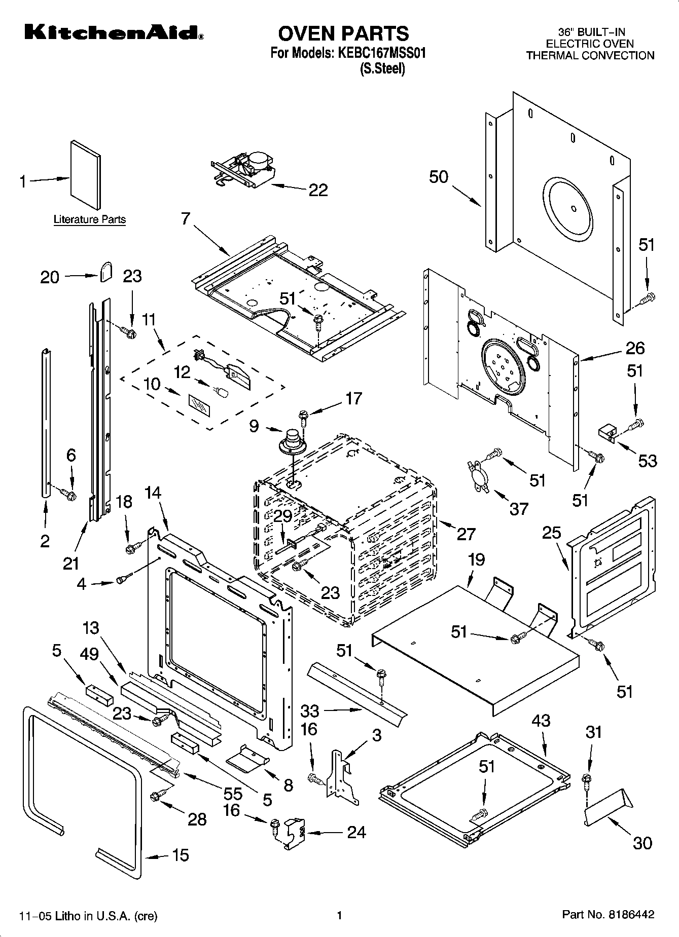 01 - OVEN PARTS