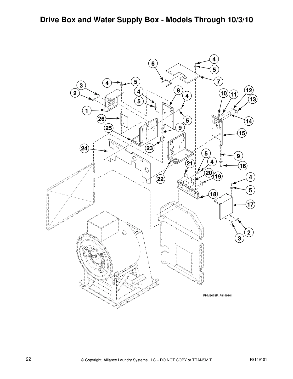 Drive Box and Water Supply Box - Models Through 10/3/10