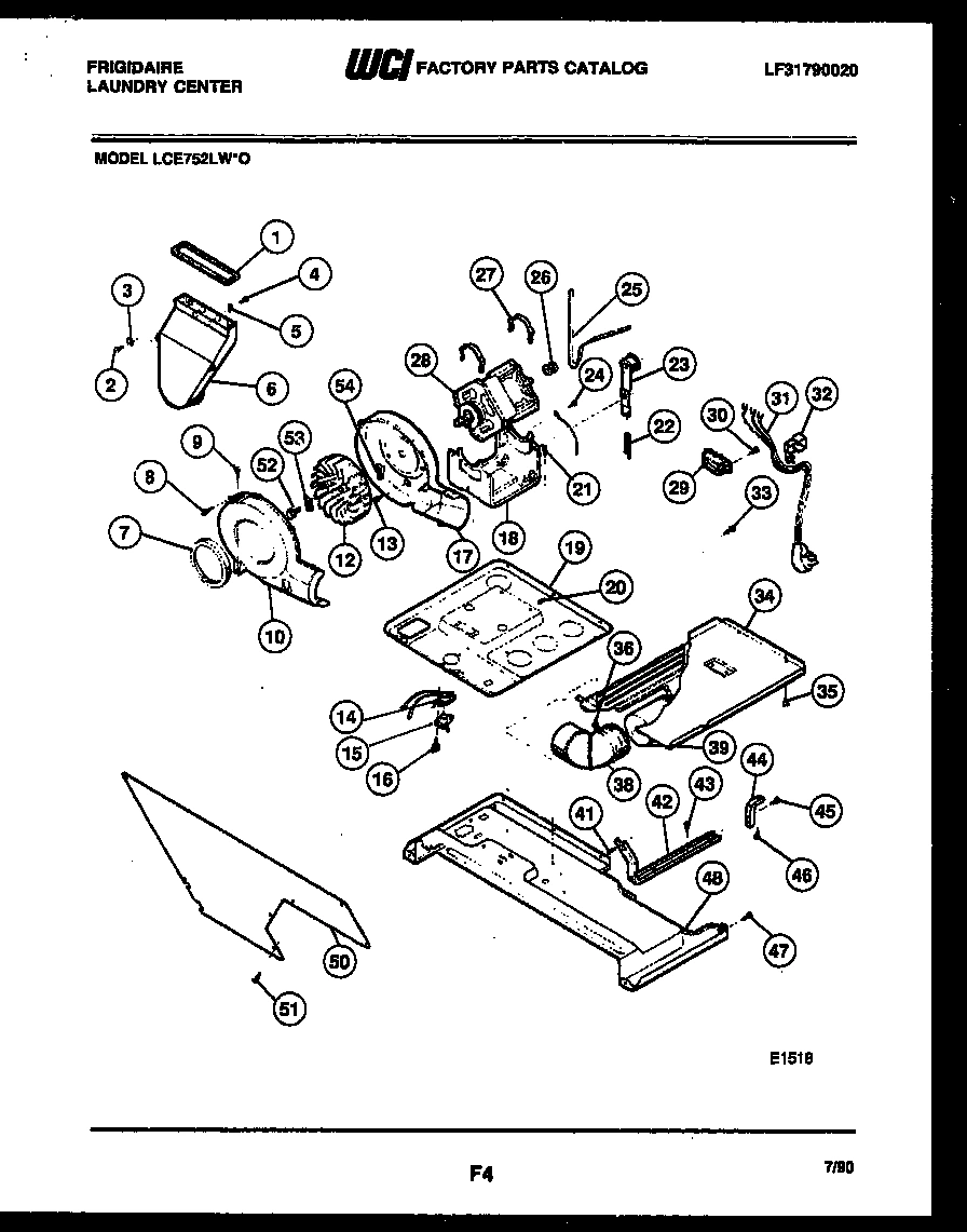 03 - MOTOR, BLOWER AND CABINET PARTS