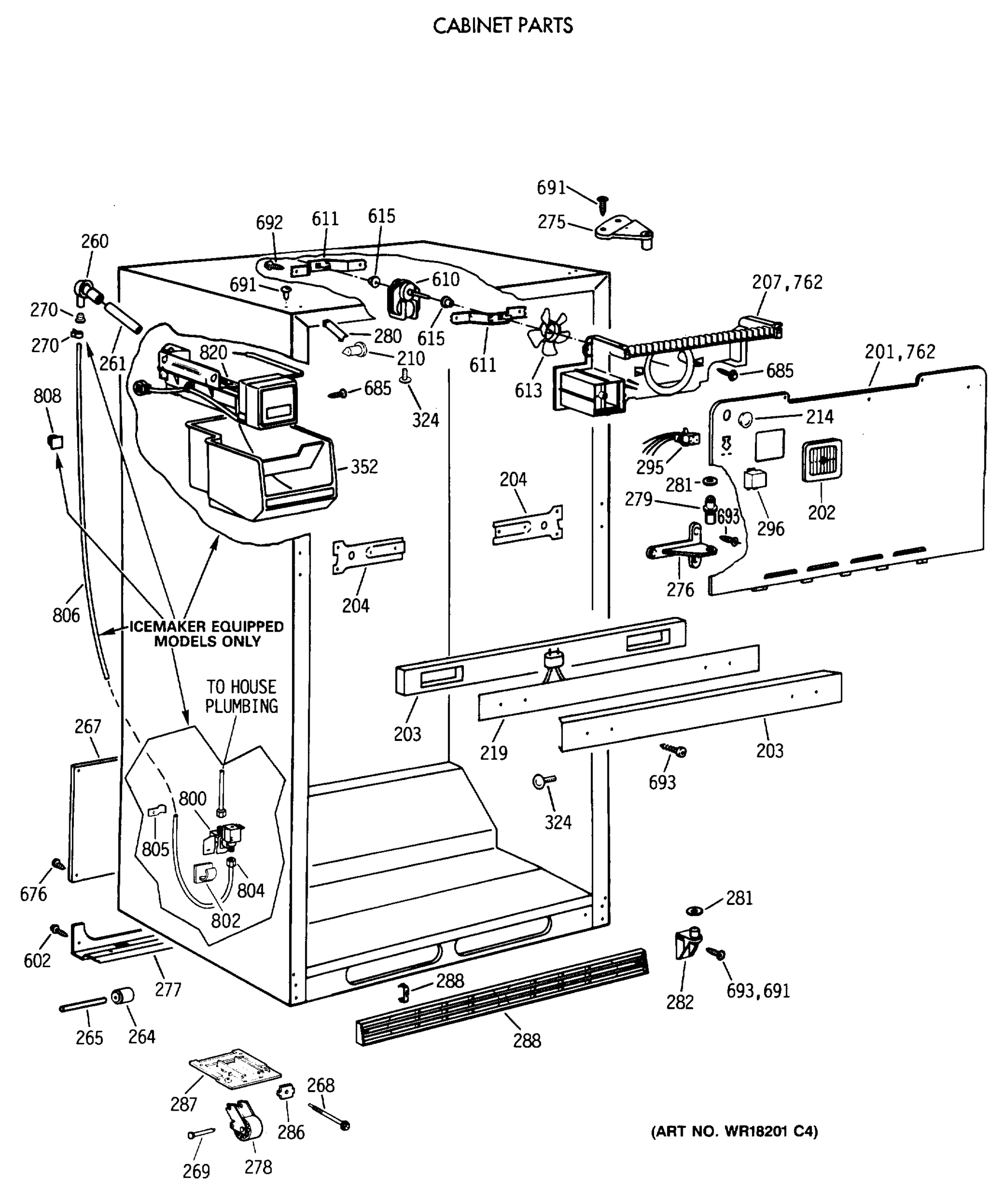 CABINET PARTS
