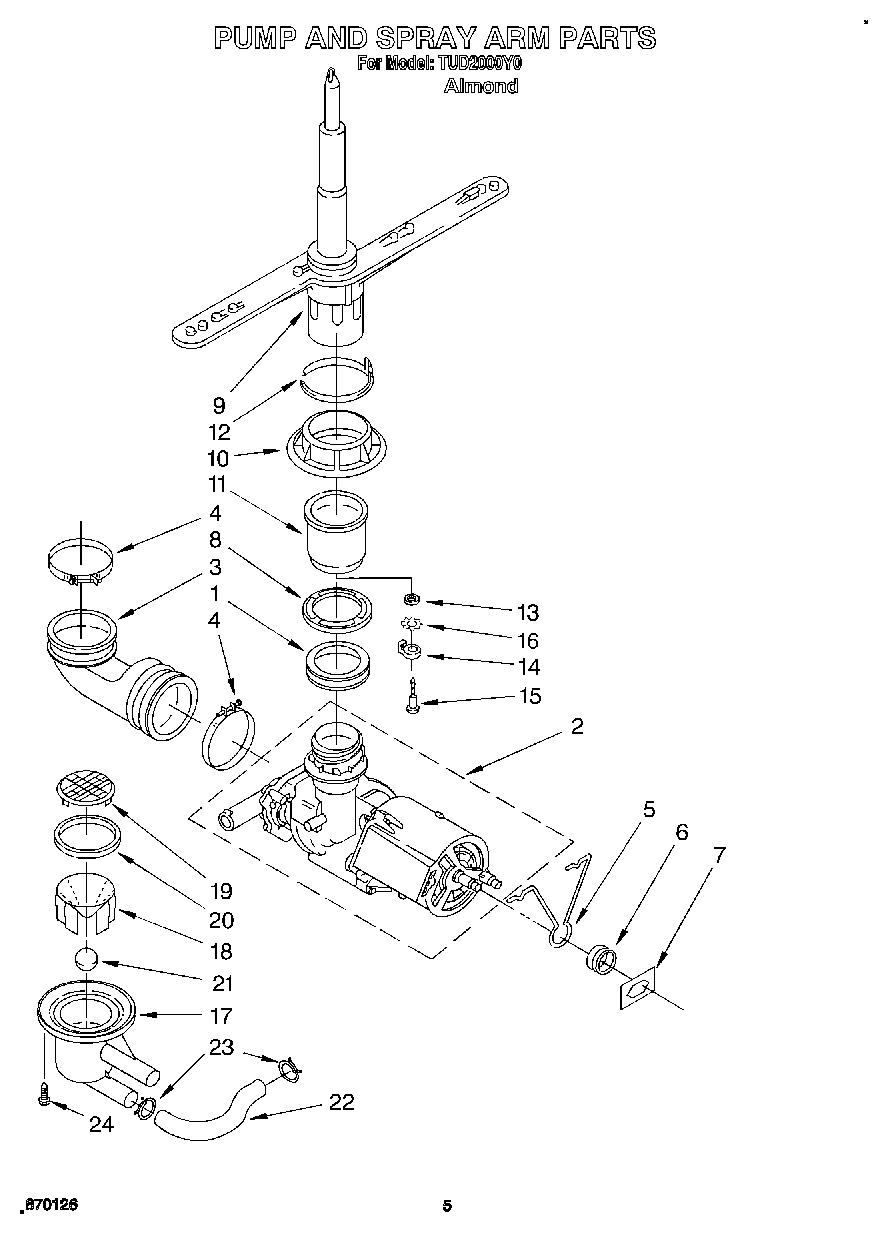 04 - PUMP AND SPRAY ARM