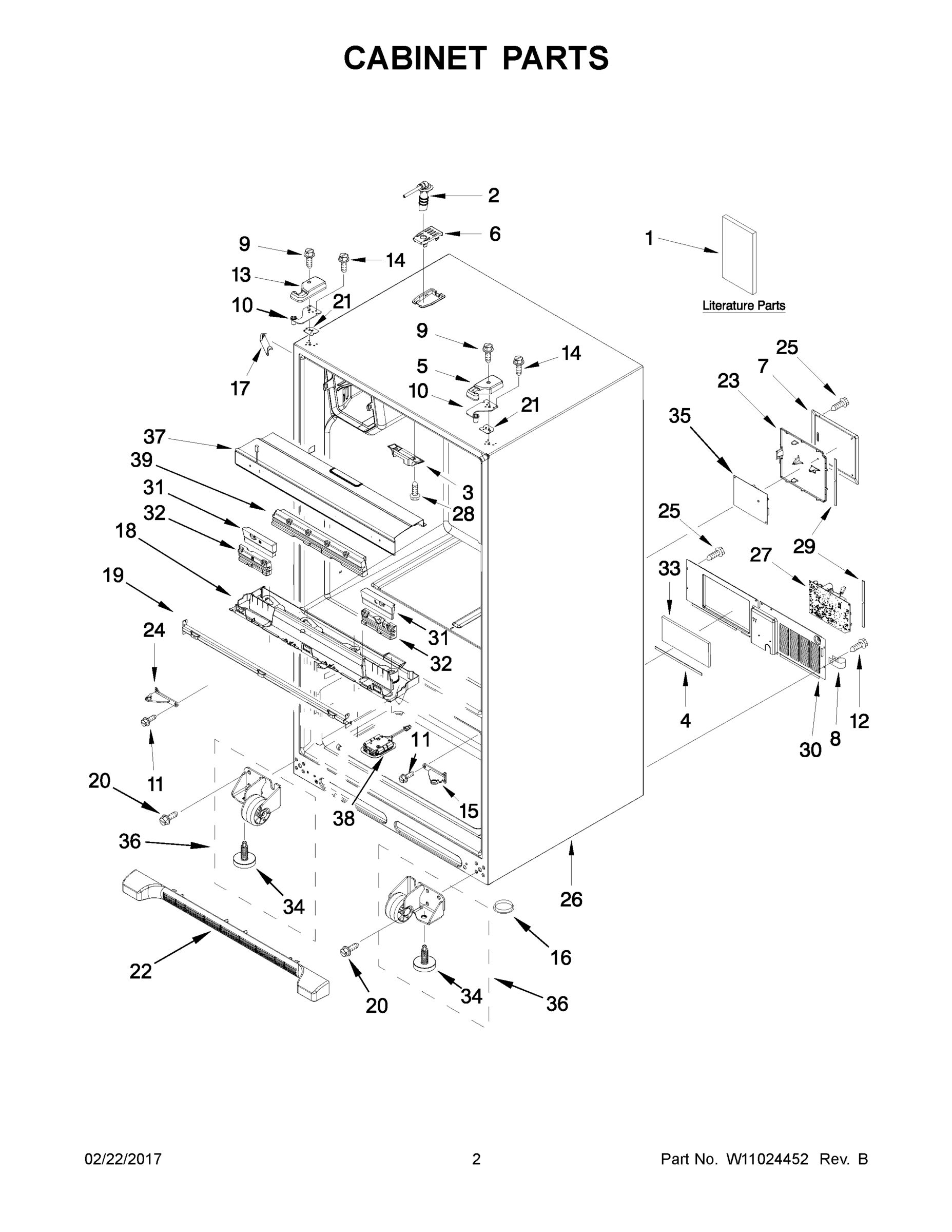 02 - CABINET PARTS