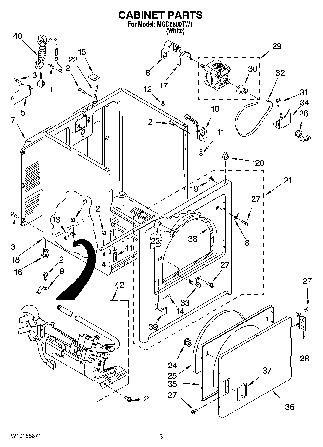 02 - CABINET PARTS