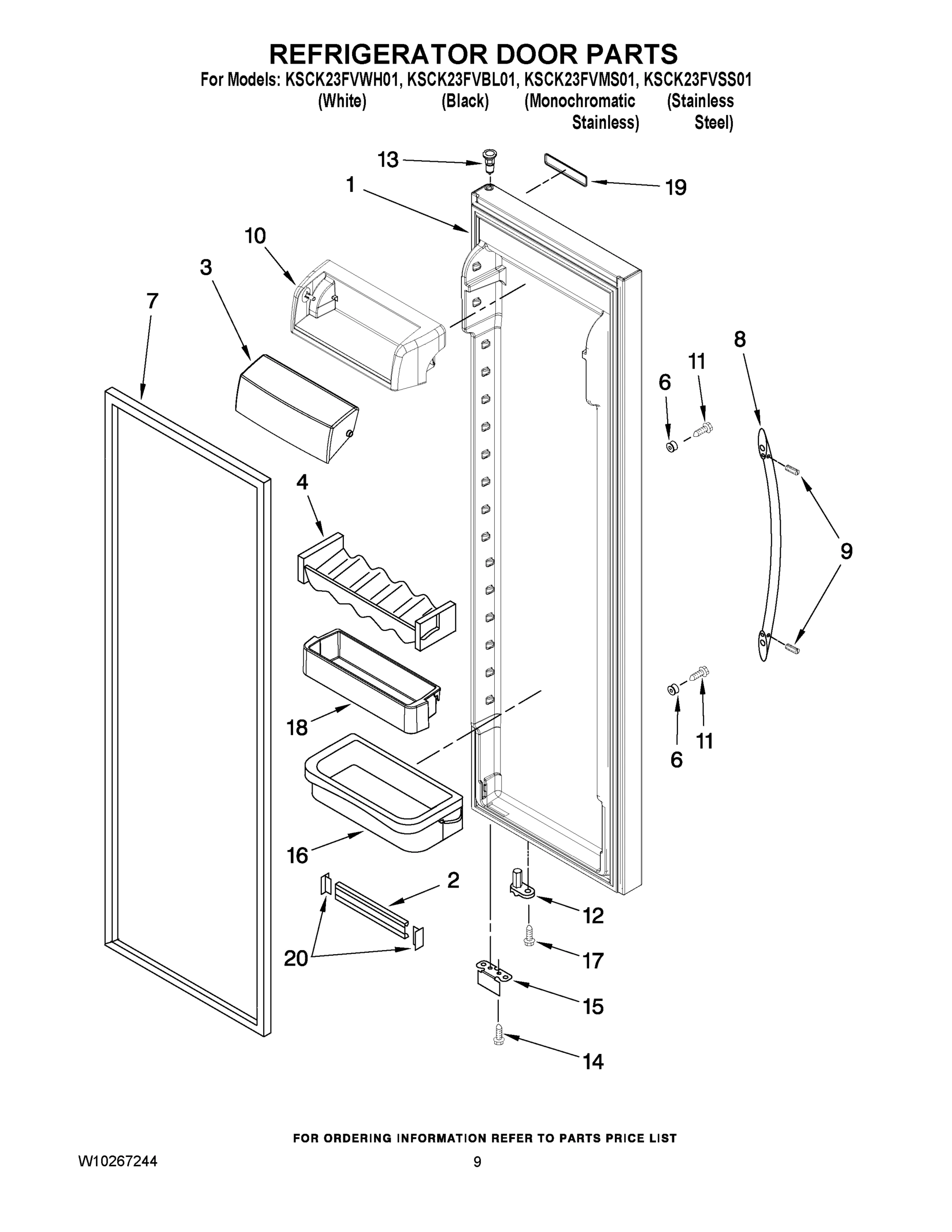 06 - REFRIGERATOR DOOR PARTS