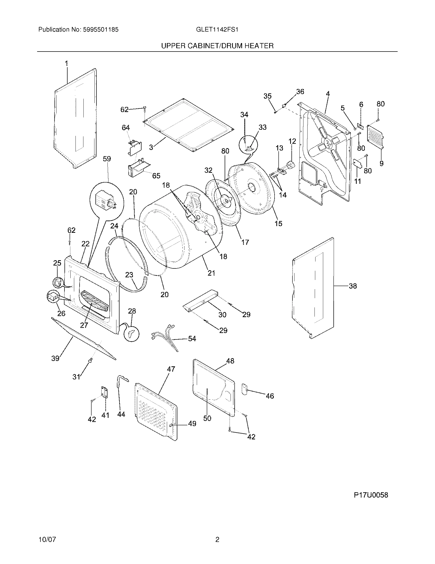 03 - UPPER CABINET/DRUM HEATER
