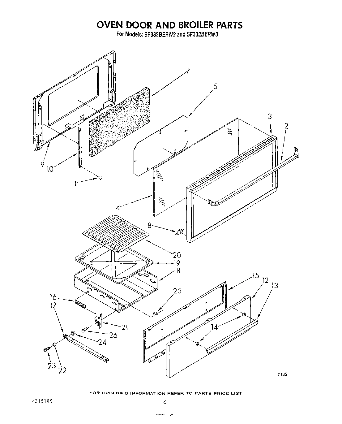 05 - OVEN DOOR AND BROILER