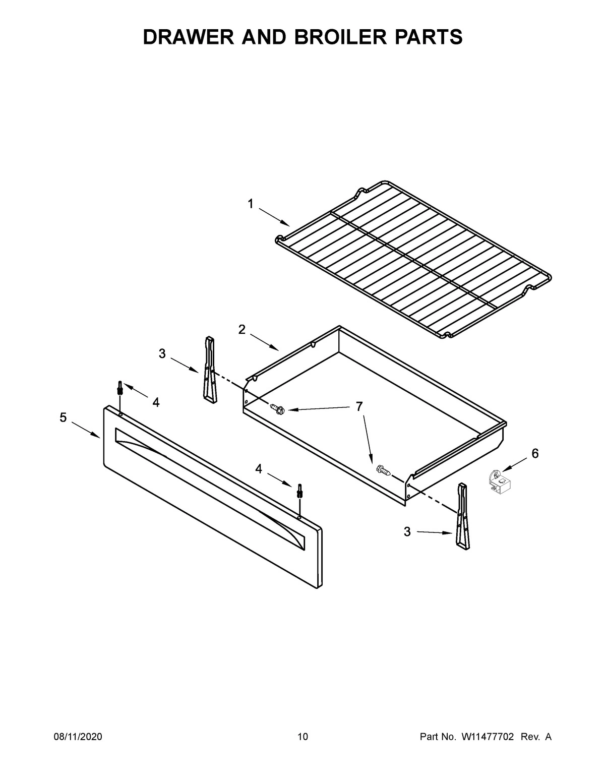 06 - DRAWER AND BROILER PARTS