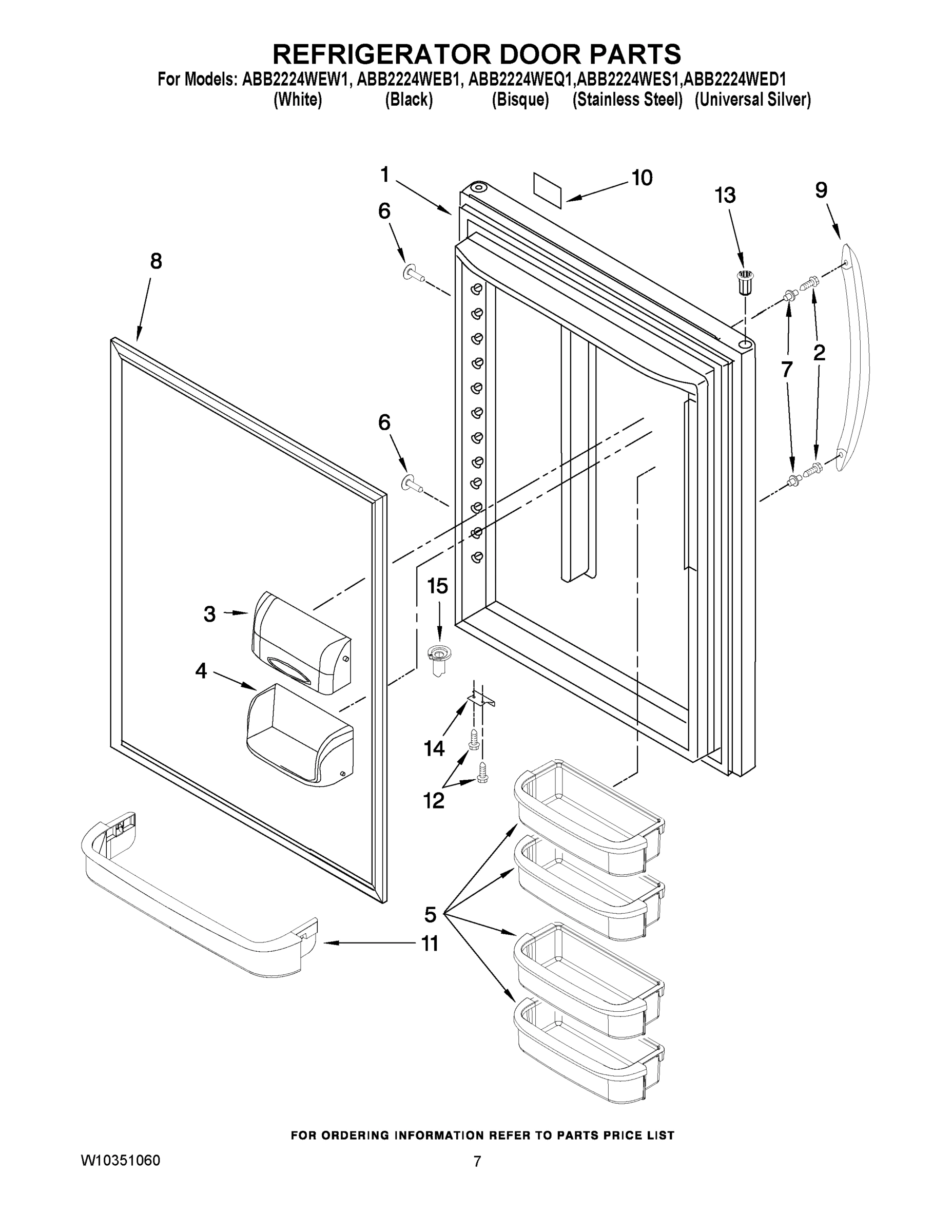 05 - REFRIGERATOR DOOR PARTS