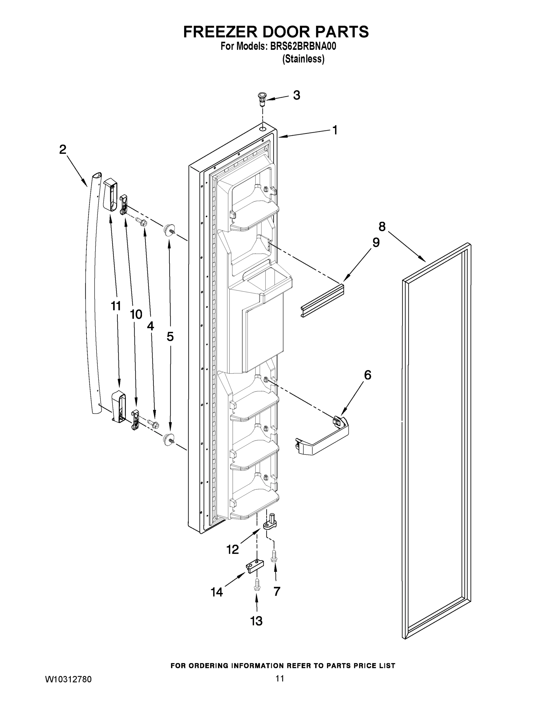 07 - FREEZER DOOR PARTS