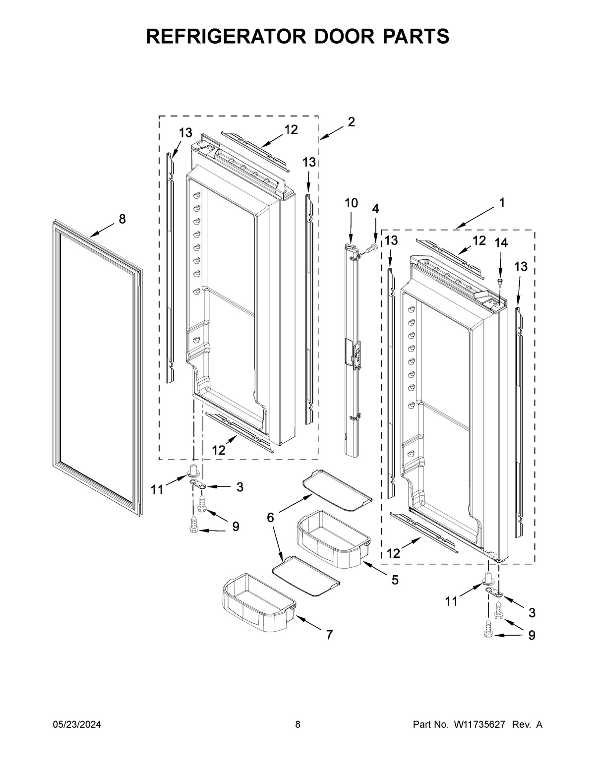 05 - REFRIGERATOR DOOR PARTS
