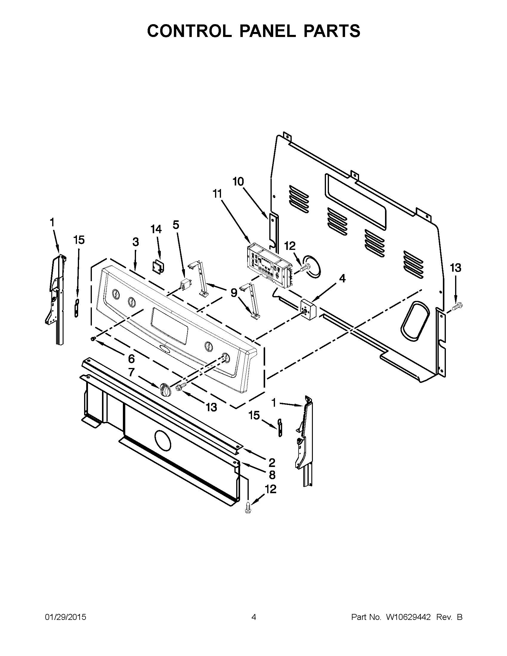 03 - CONTROL PANEL PARTS
