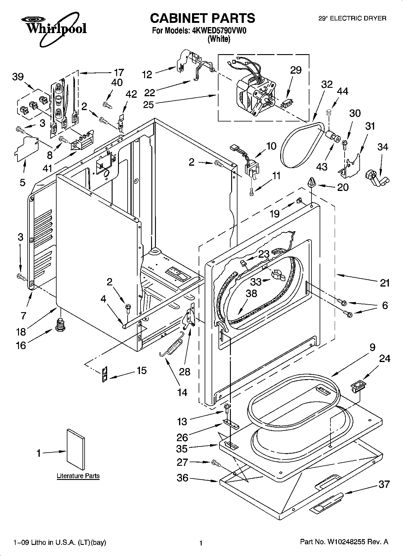 01 - CABINET PARTS