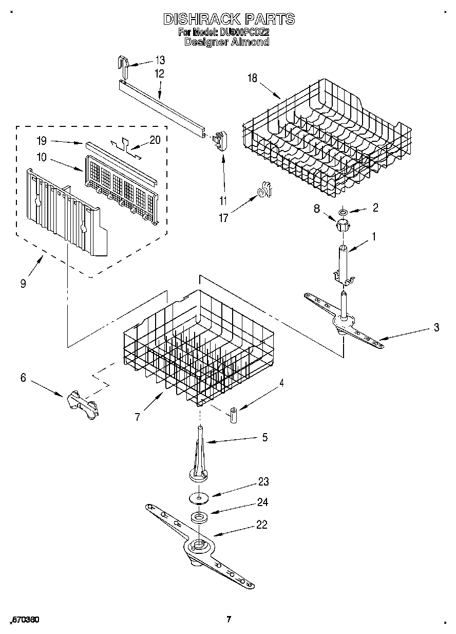 05 - DISHRACK, LIT/OPTIONAL