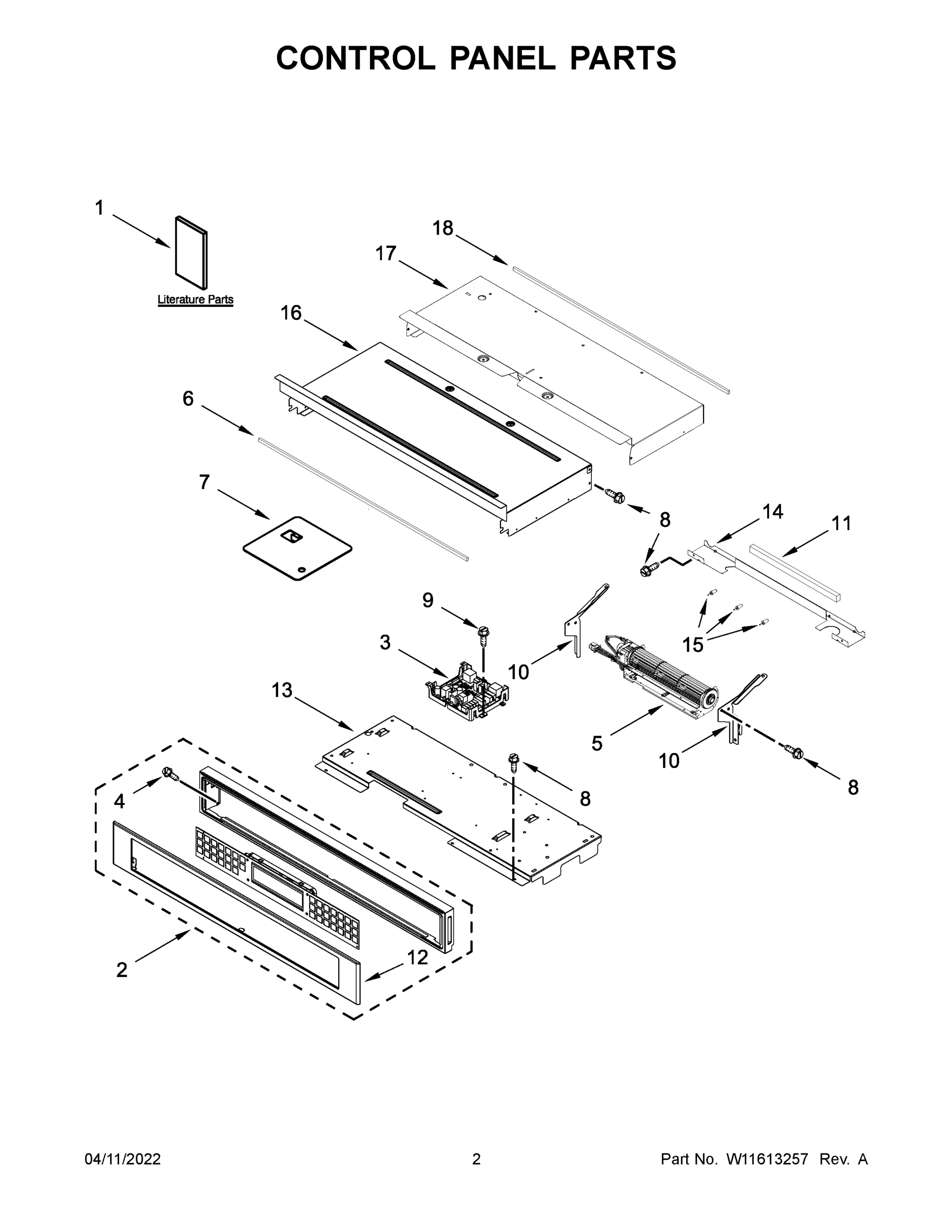02 - CONTROL PANEL PARTS