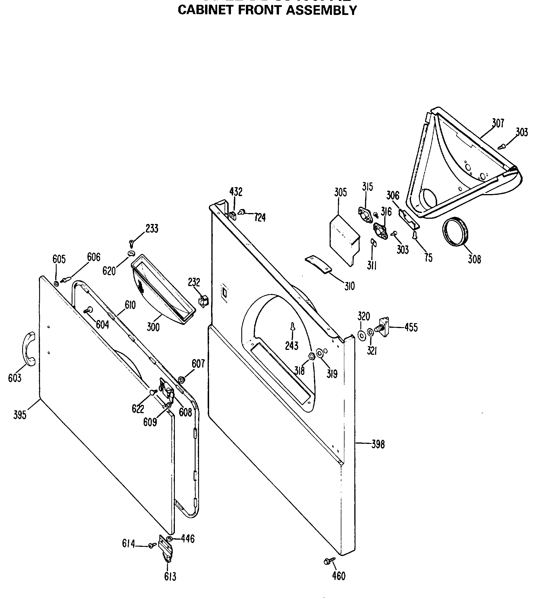 CABINET FRONT ASSEMBLY