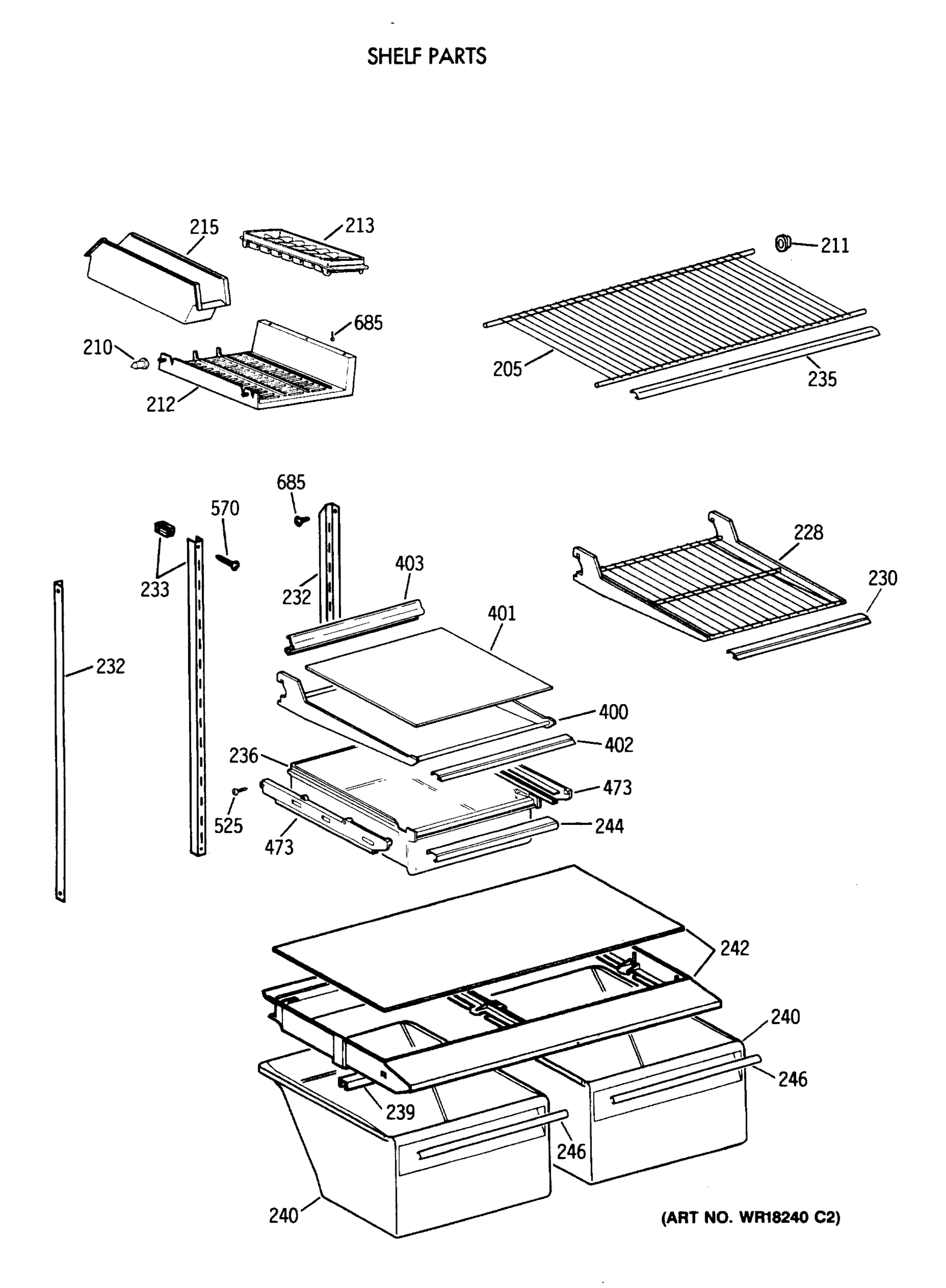 SHELF PARTS