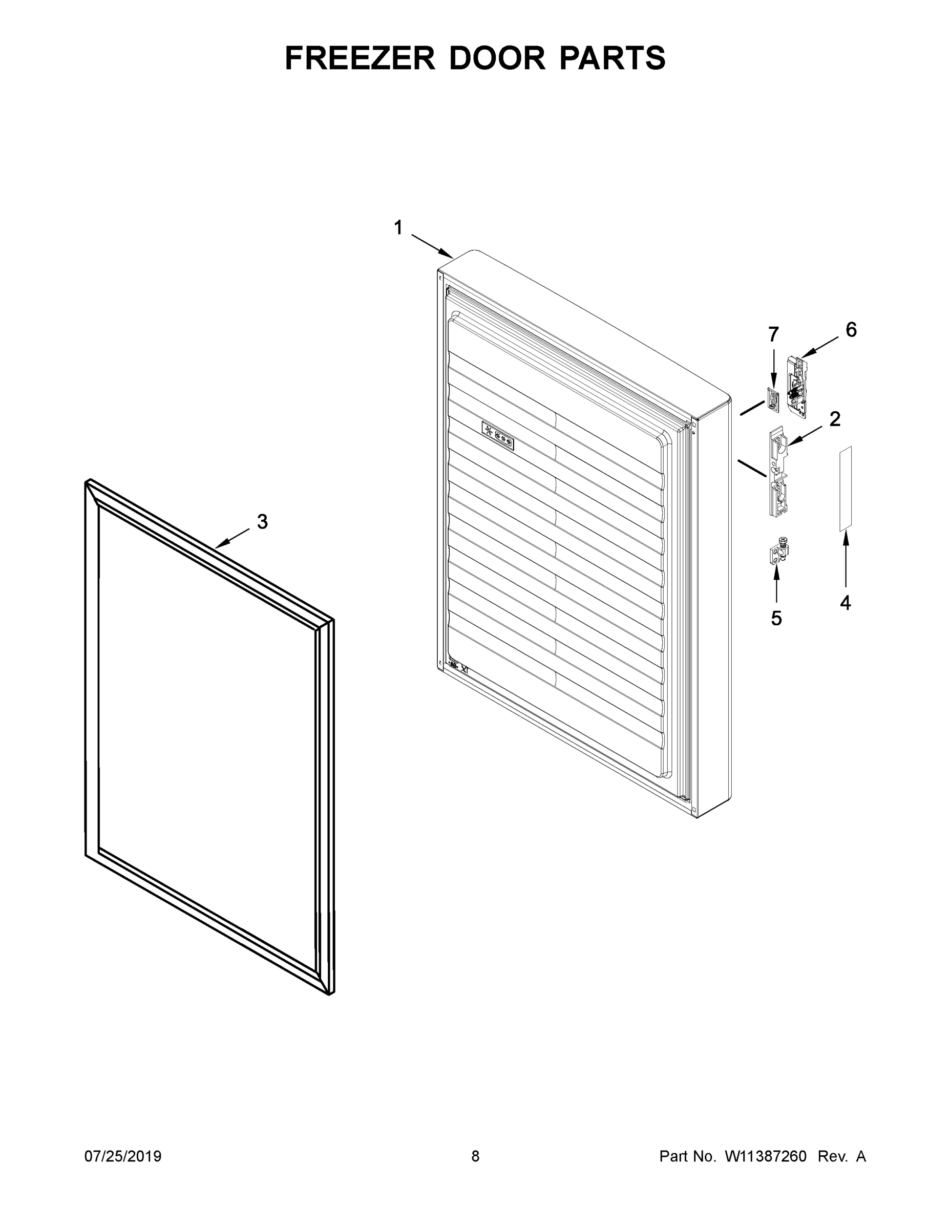 05 - FREEZER DOOR PARTS