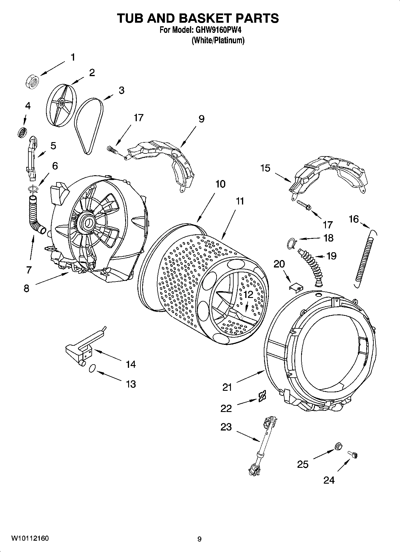 05 - TUB AND BASKET PARTS