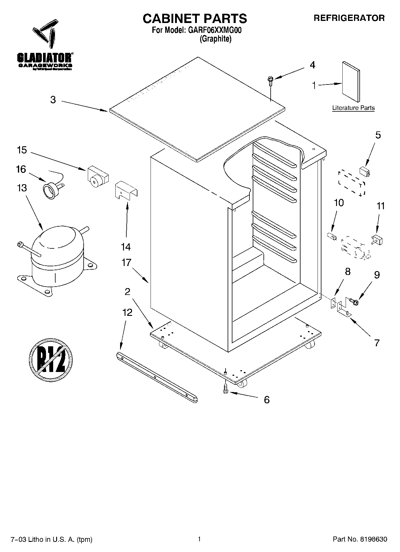 01 - CABINET PARTS