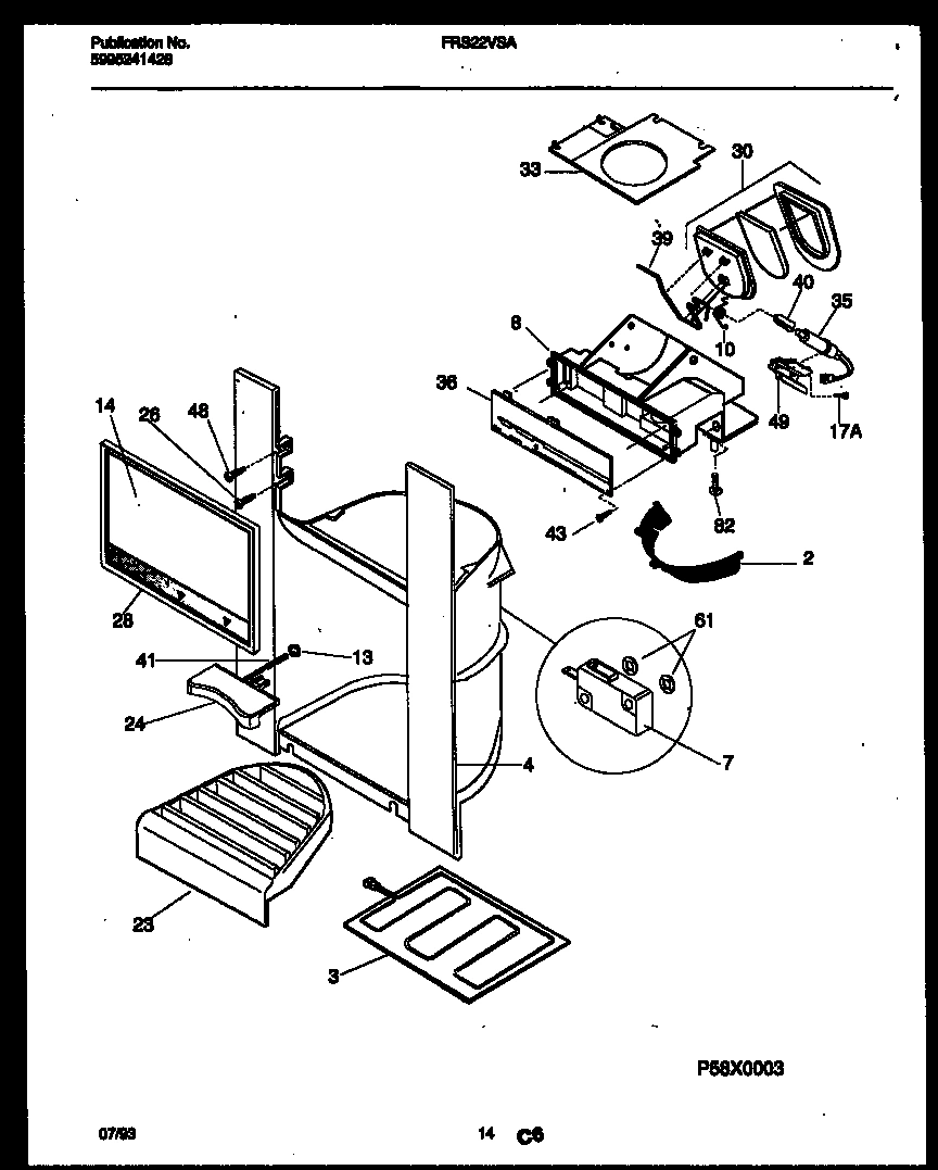 08 - ICE DOOR, DISPENSER AND WATER TANKS
