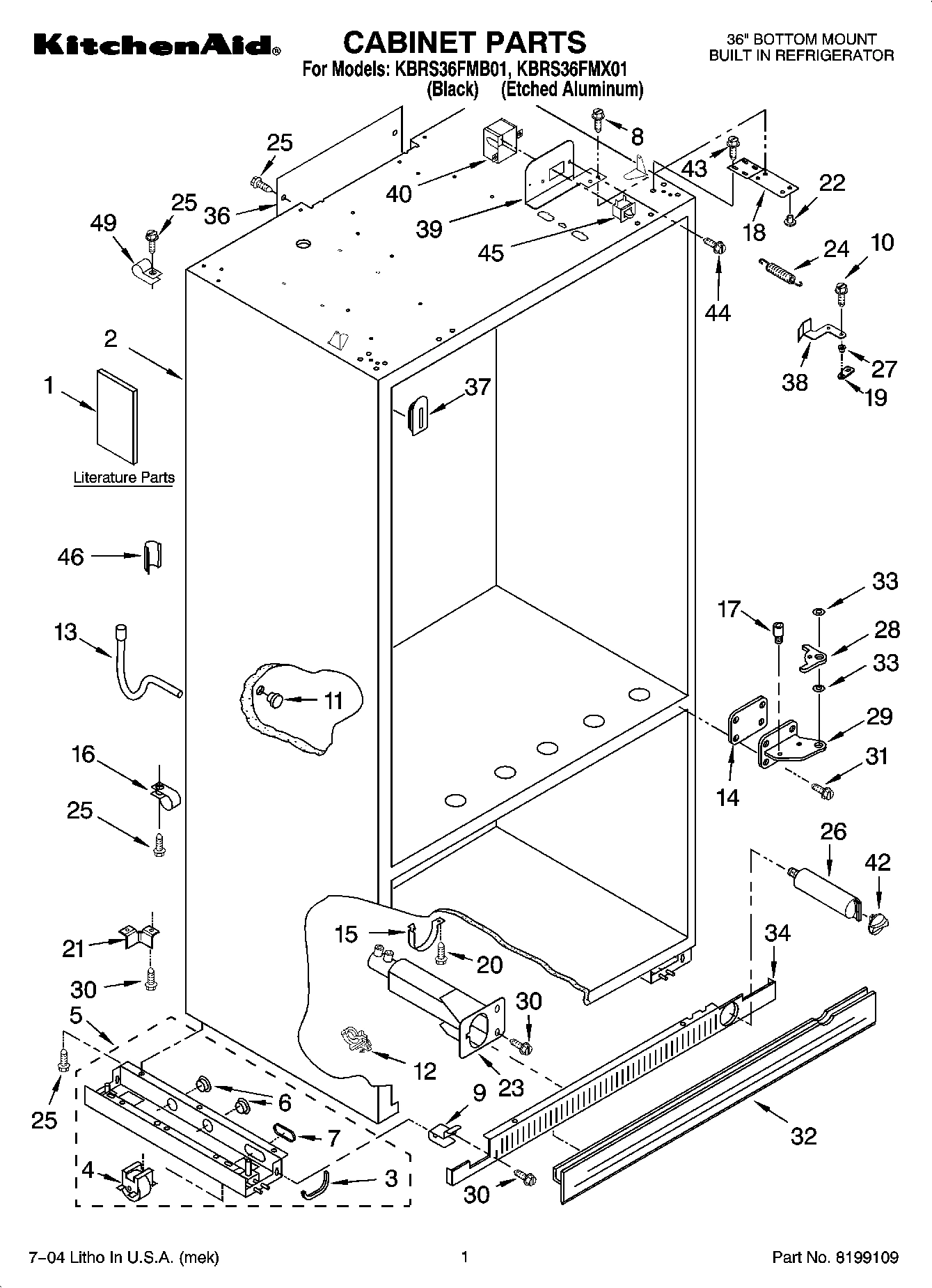 01 - CABINET PARTS