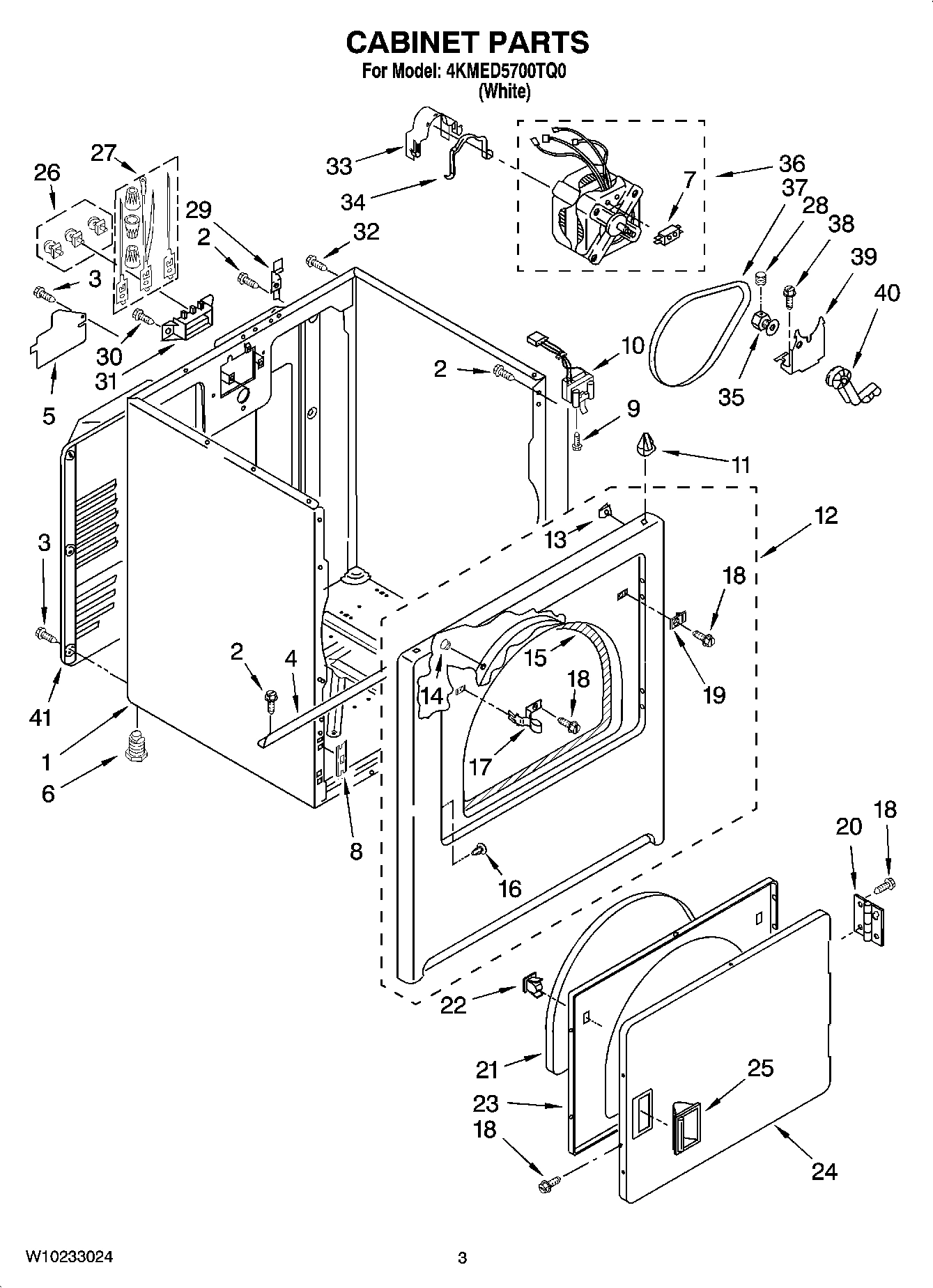 02 - CABINET PARTS