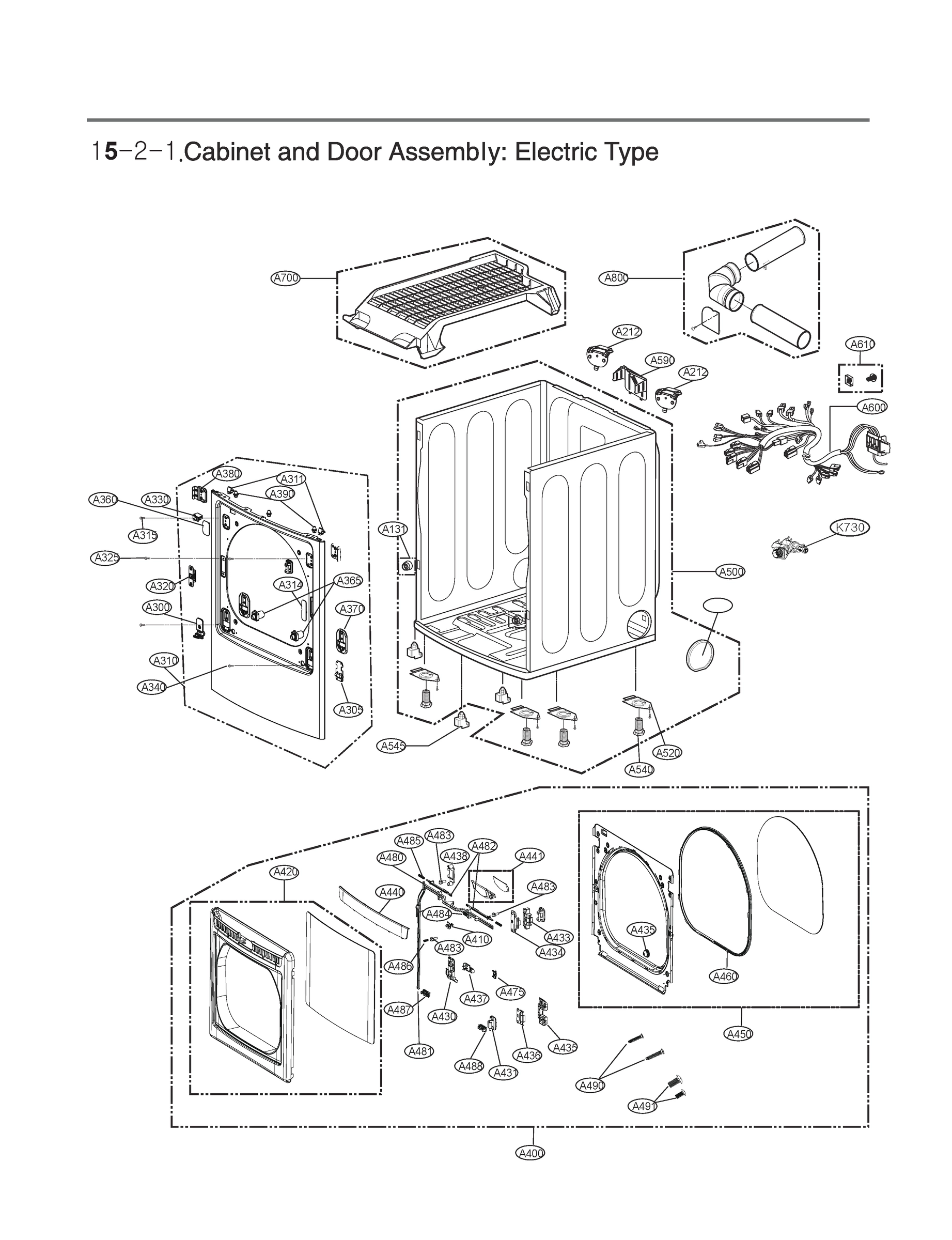 CABINET AND DOOR ASSEMBLY
