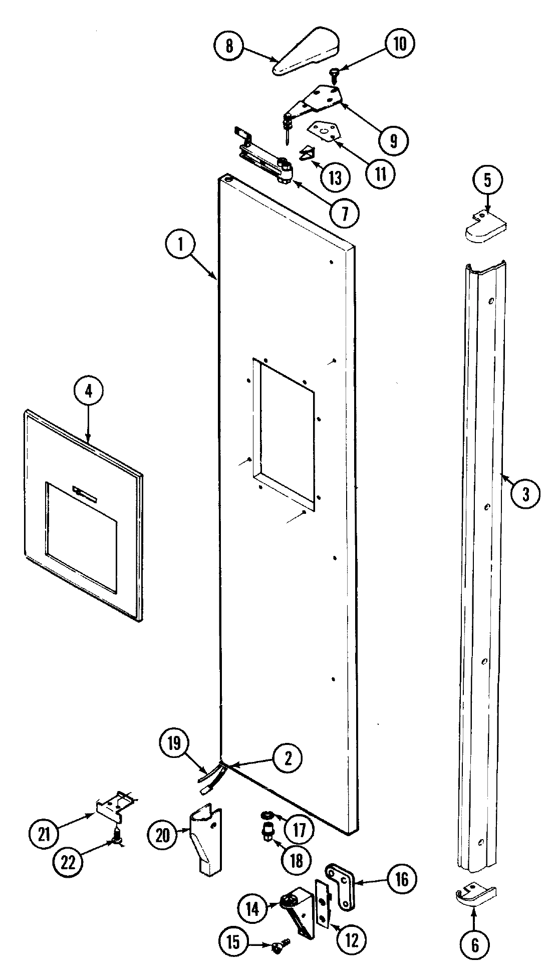 03 - FREEZER OUTER DOOR