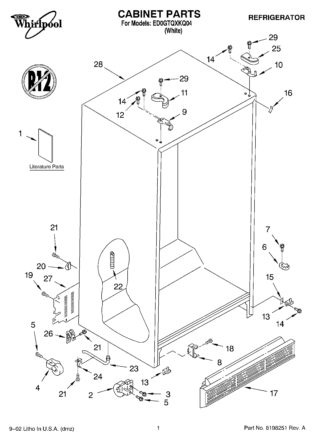 01 - CABINET, LITERATURE