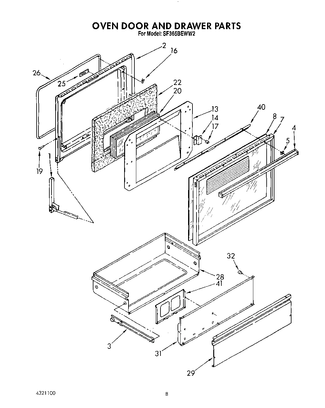 06 - OVEN DOOR AND DRAWER