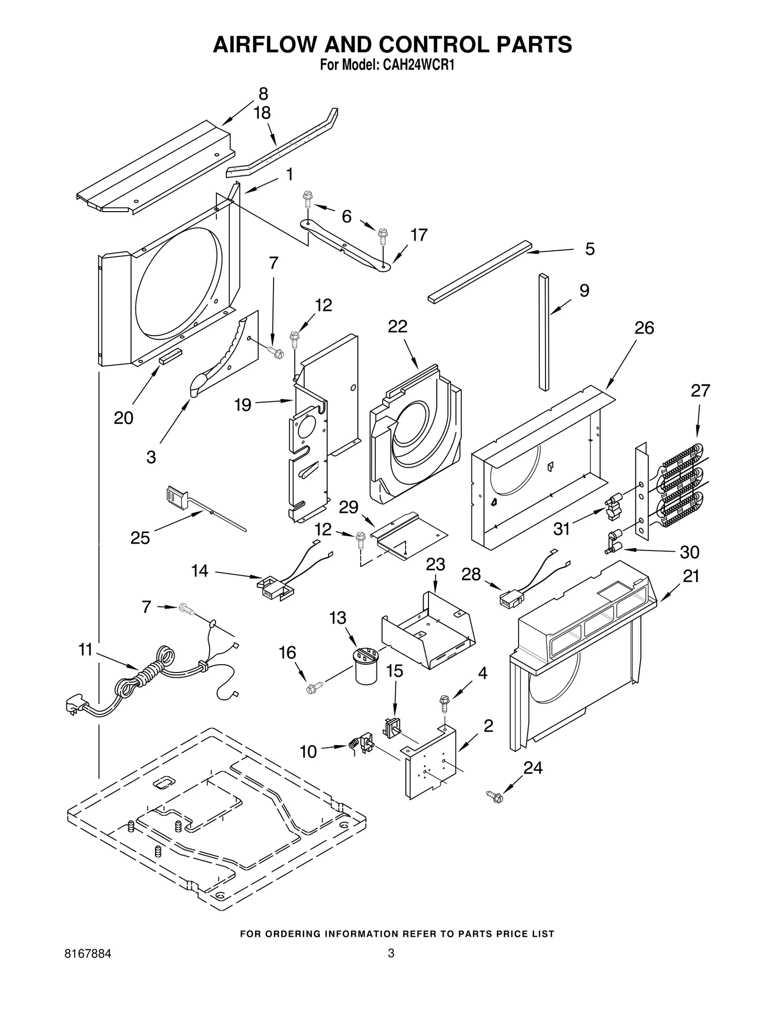 AIRFLOW AND CONTROL PARTS