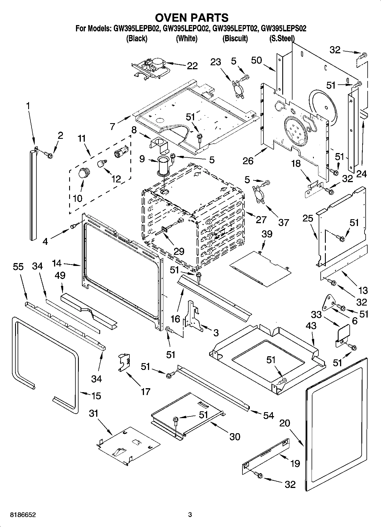 03 - OVEN PARTS