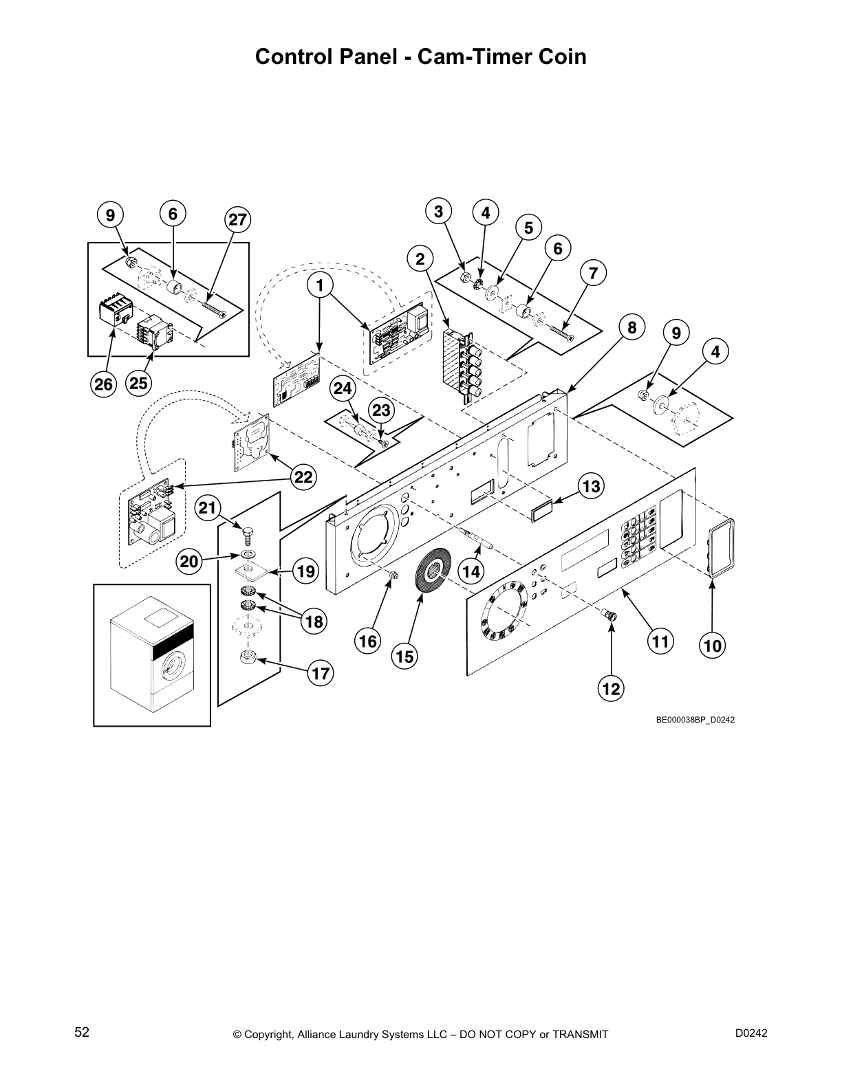 Control Panel - Cam-Timer Coin