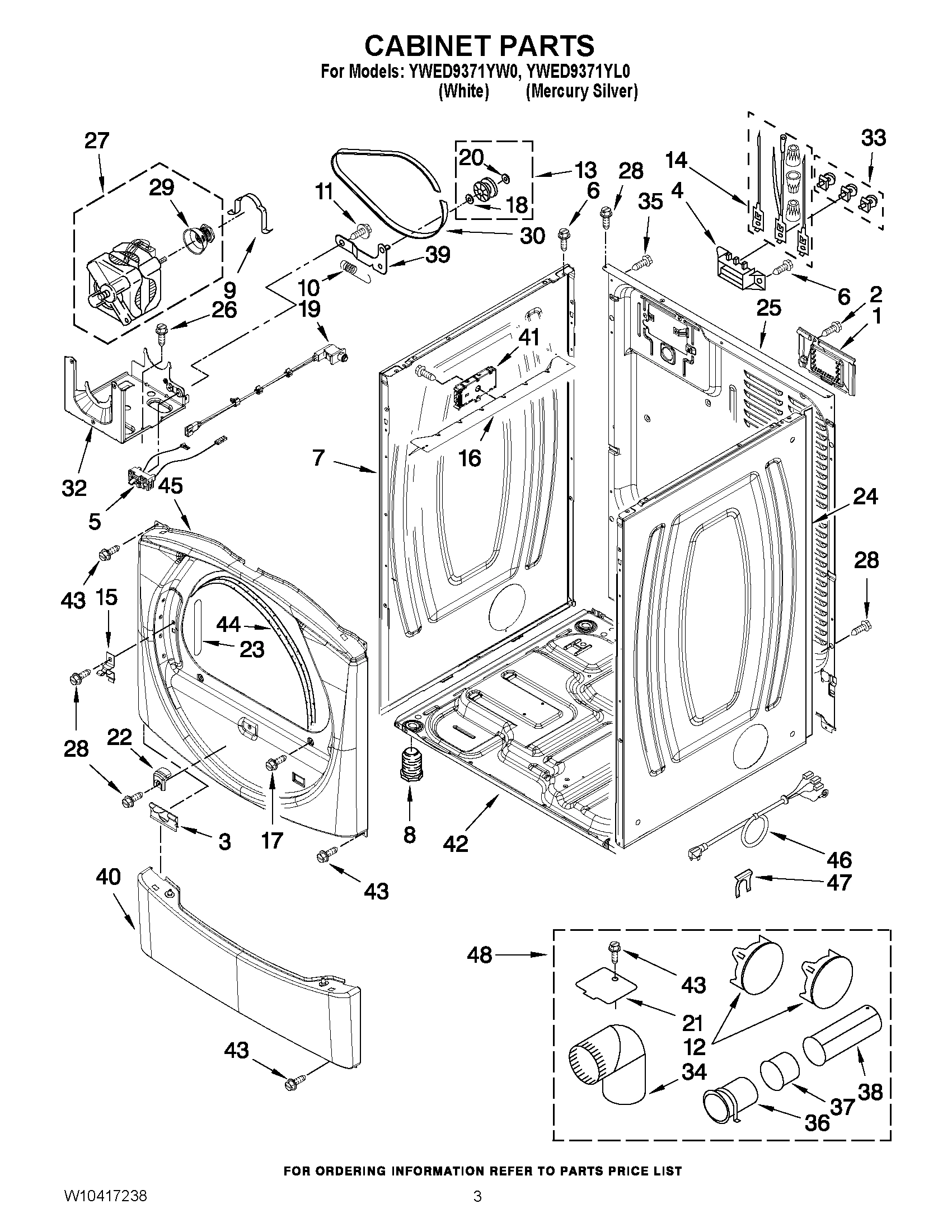 02 - CABINET PARTS
