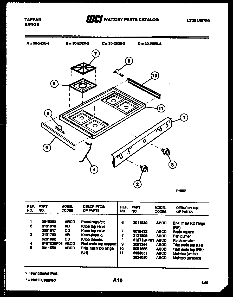 03 - COOKTOP PARTS