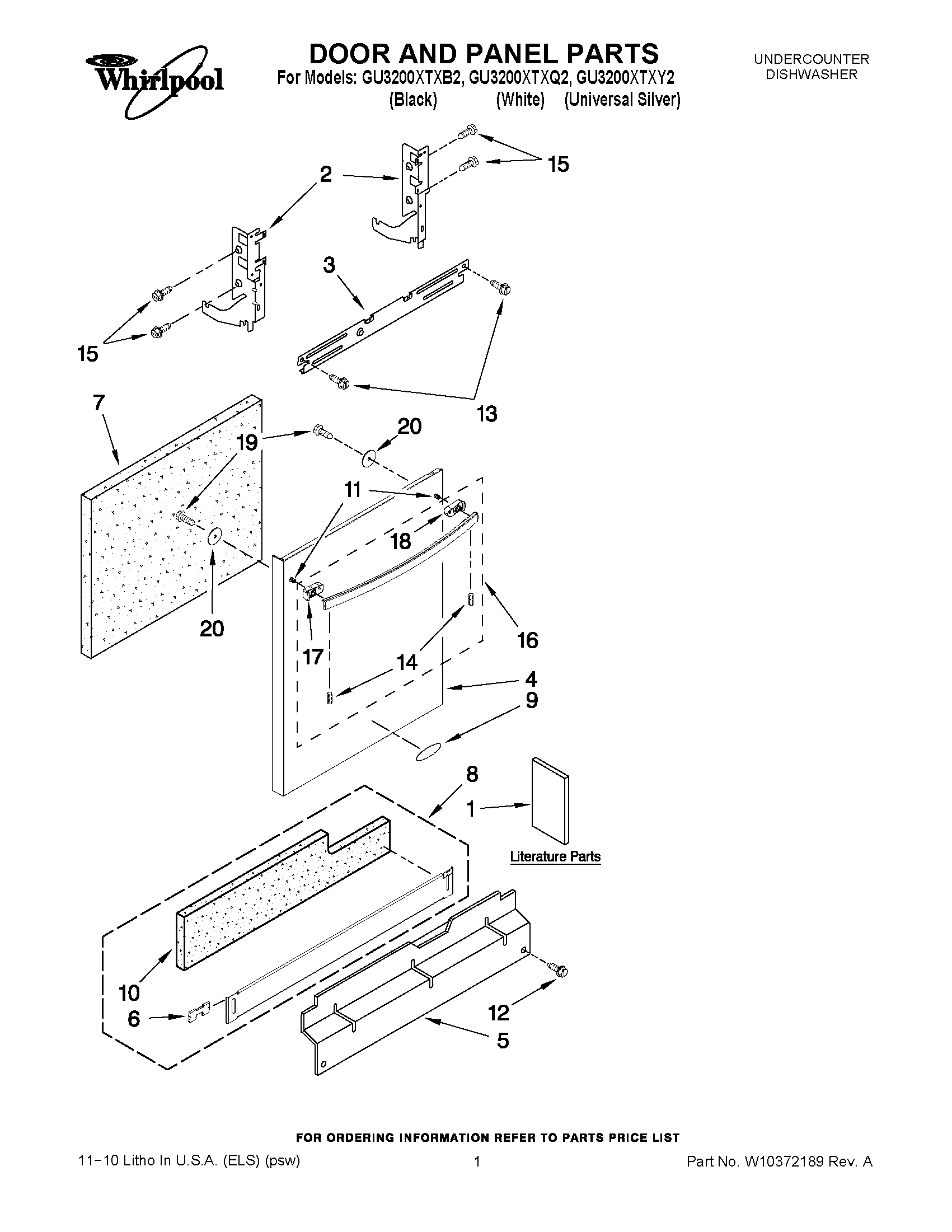 01 - DOOR AND PANEL PARTS