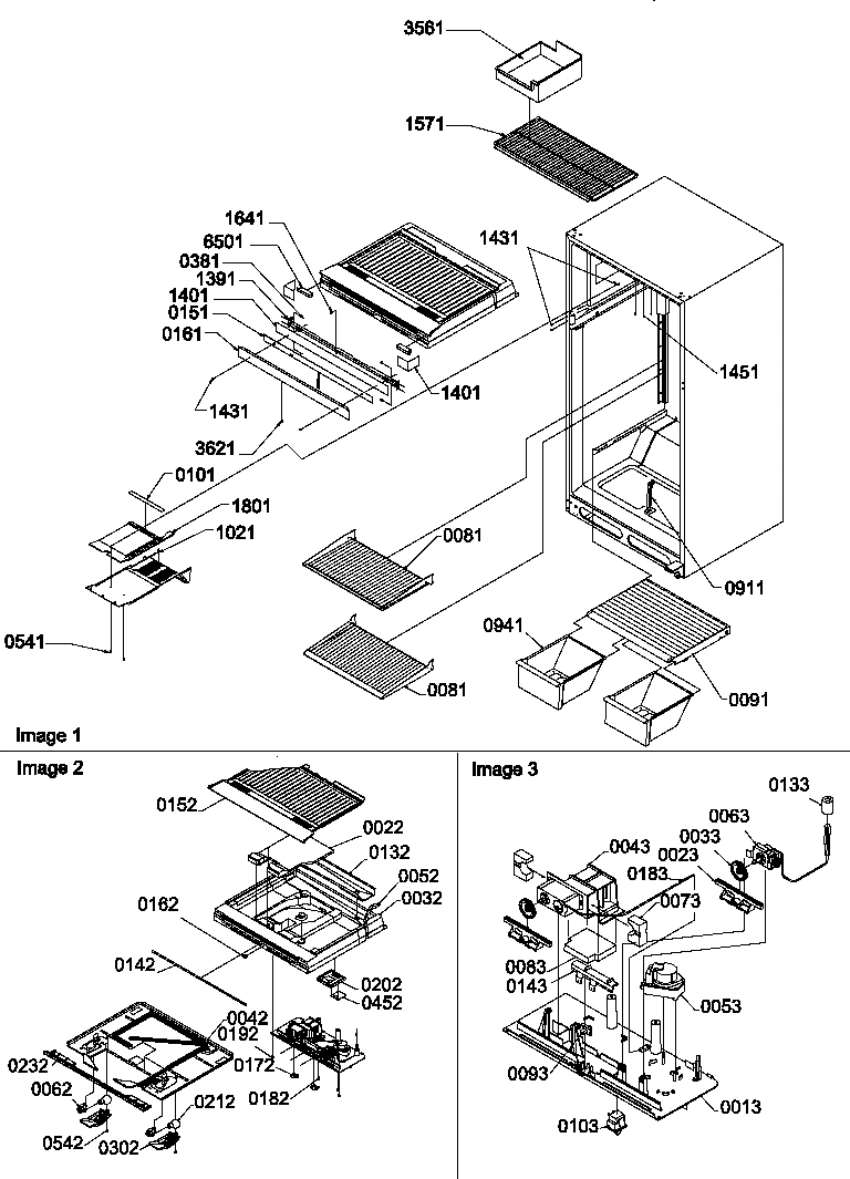 07 - INTERIOR CABINET AND DRAIN BLOCK ASSY