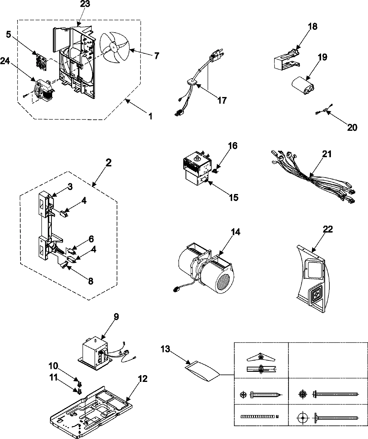 03 - INTERNAL CONTROL/LATCH ASY/BASE