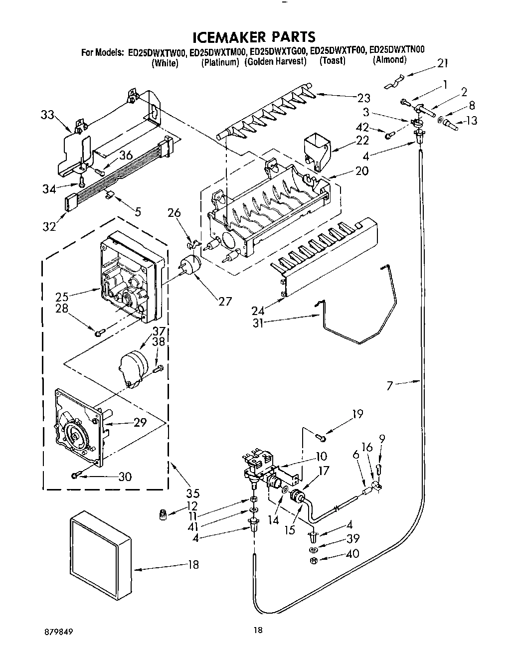 13 - ICEMAKER, LIT/OPTIONAL