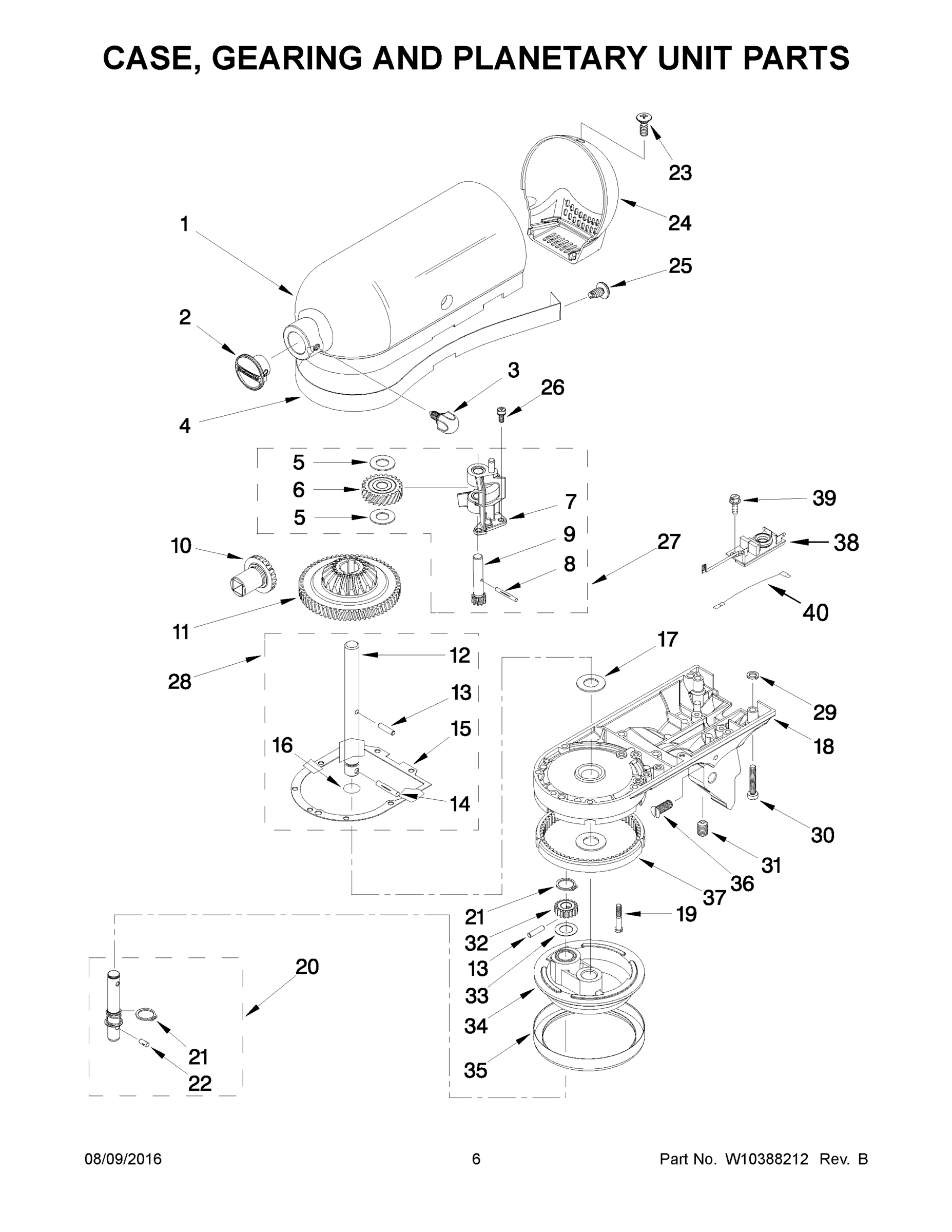 04 - CASE, GEARING AND PLANETARY UNIT PARTS