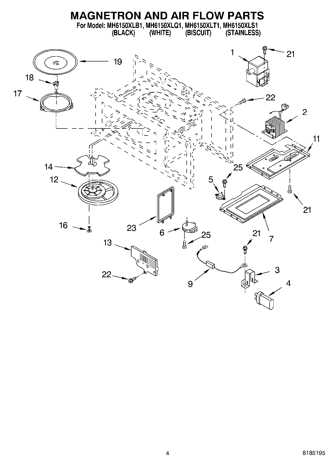 04 - MAGNETRON AND AIR FLOW PARTS