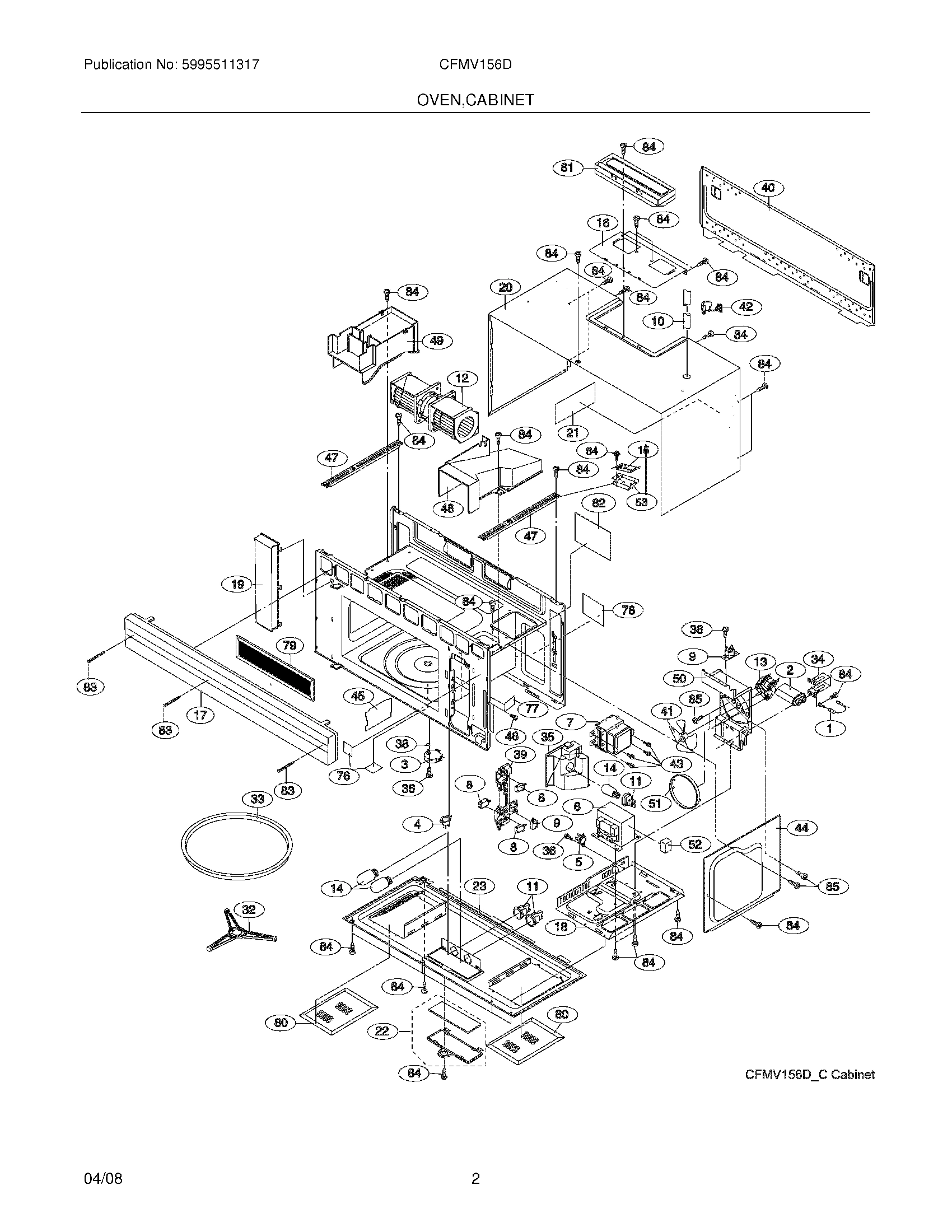 03 - OVEN,CABINET